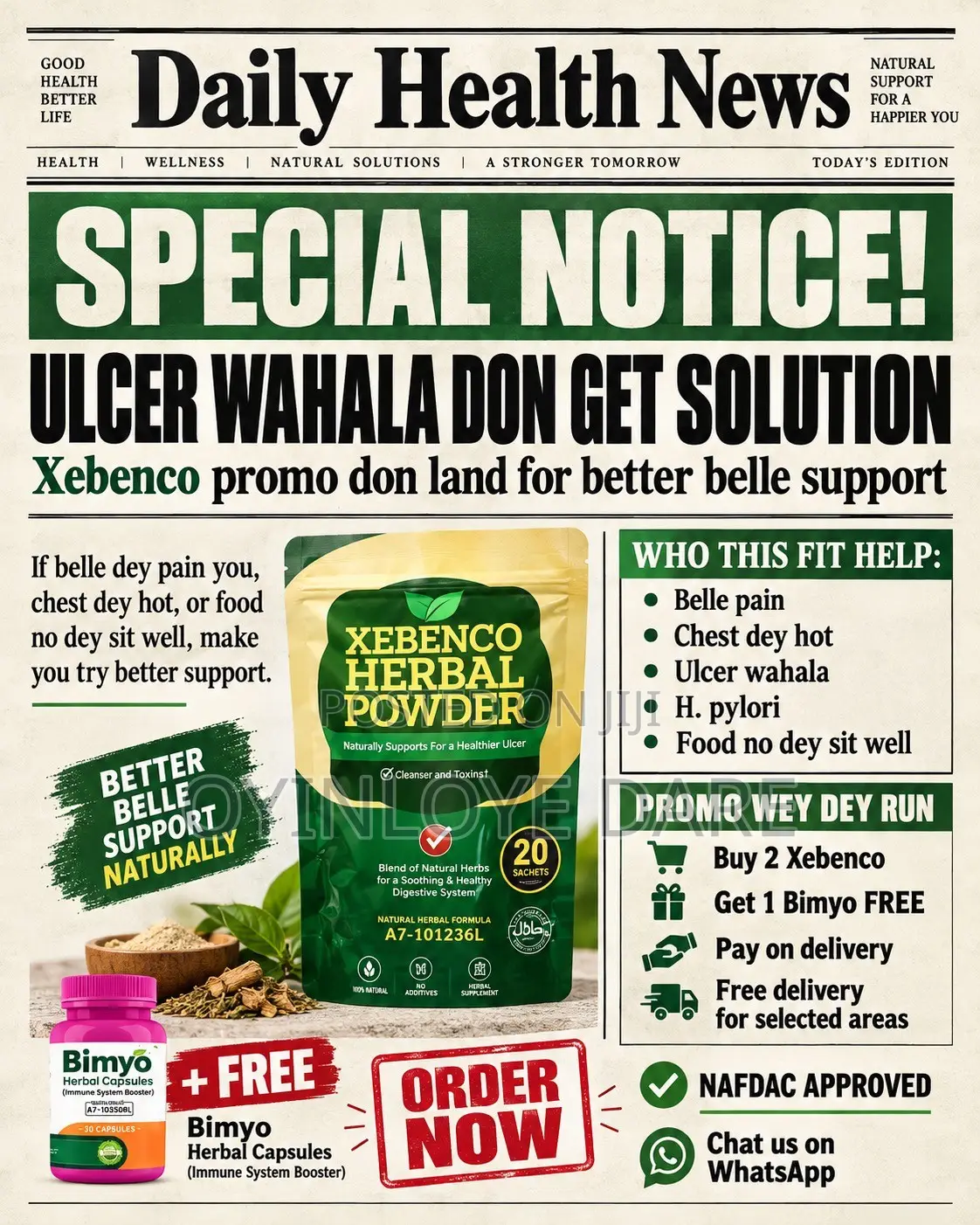 Xebenco Herbal Powder