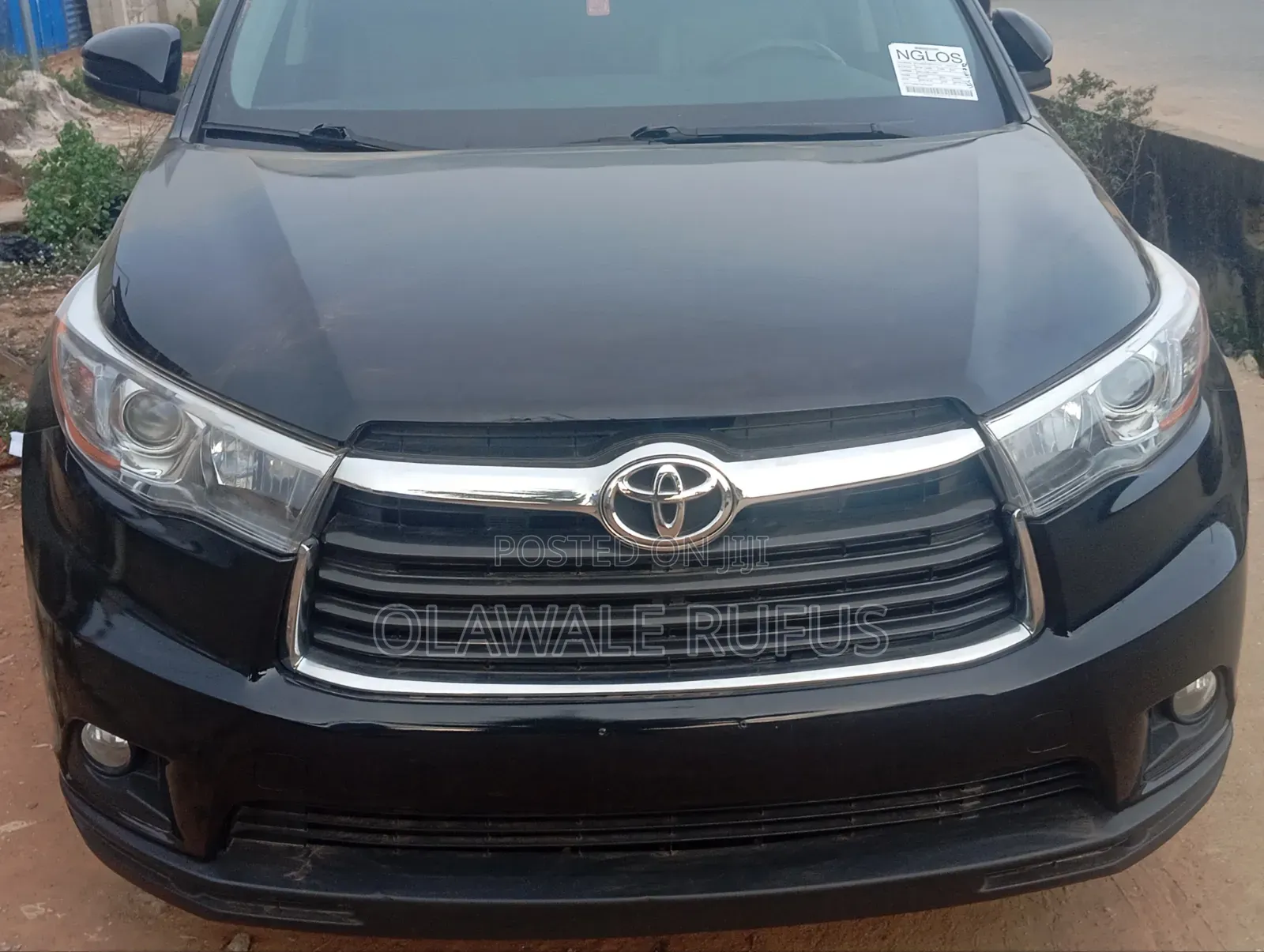 Toyota Highlander Limited 4dr SUV AWD (3.5L 6cyl 6A) 2015 Black