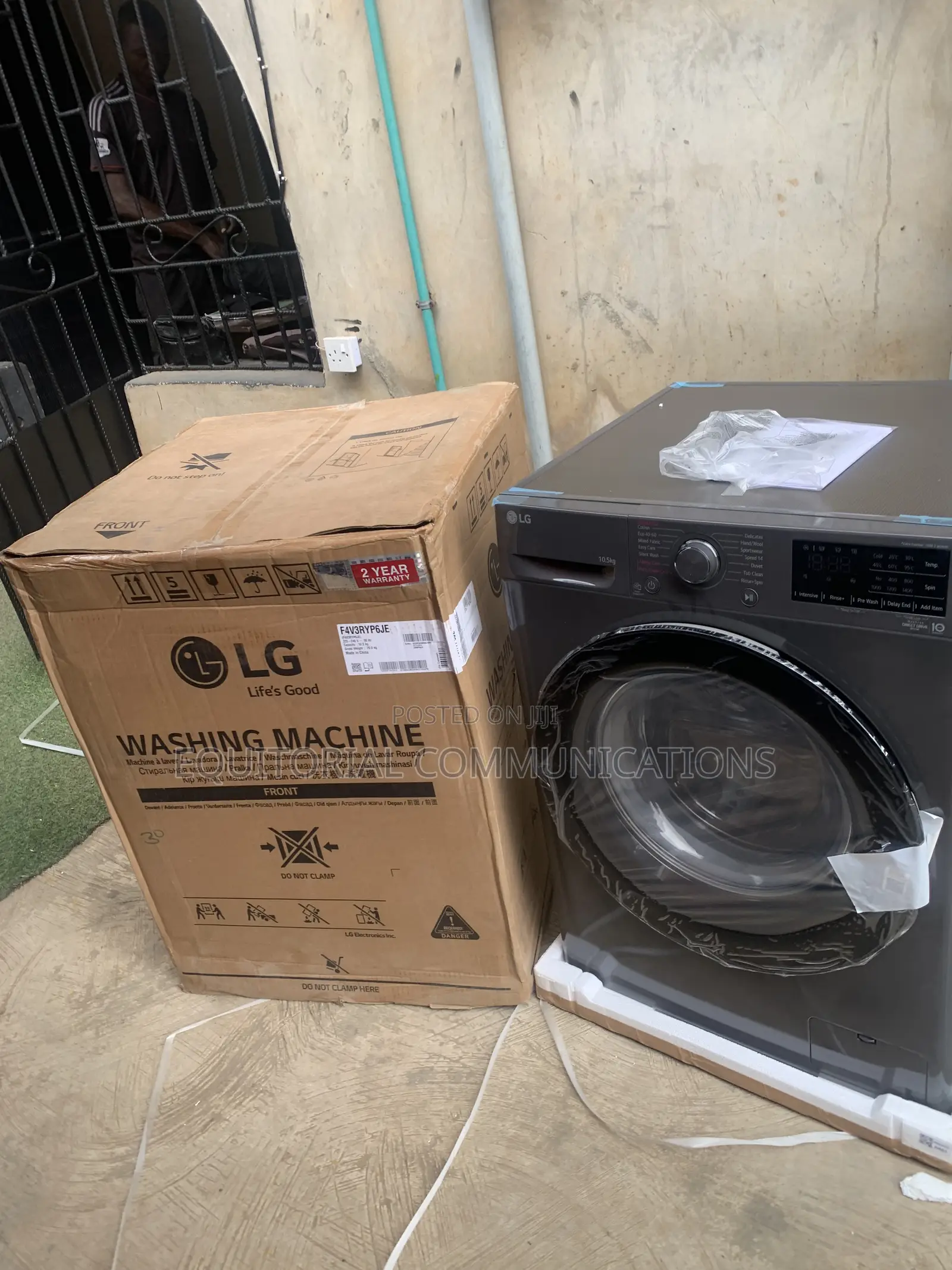 LG F4V3RYP6JE Home Washing Machine for Family Clothes