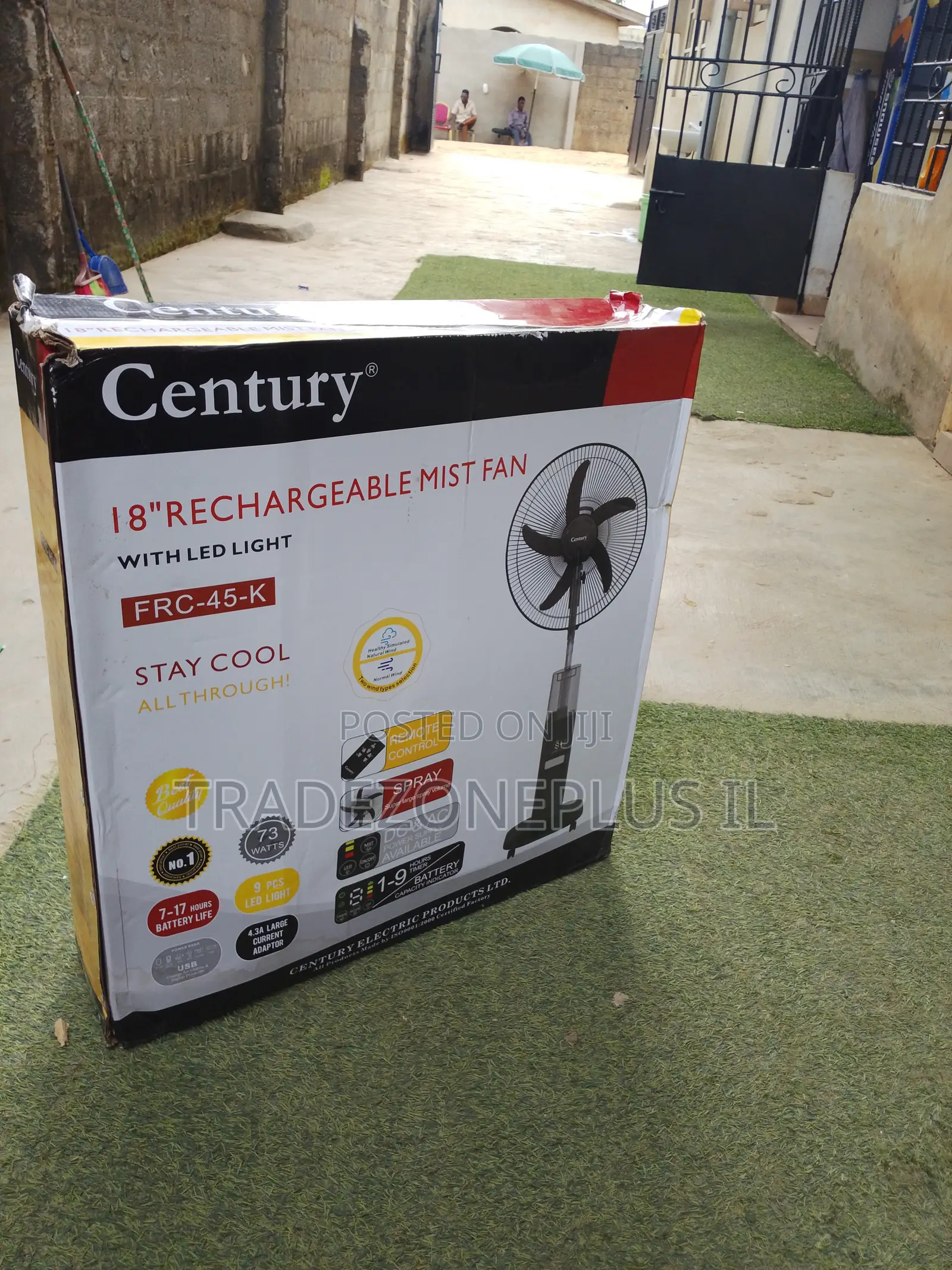 18 Inch Century Mist Fan for Bedroom Comfort