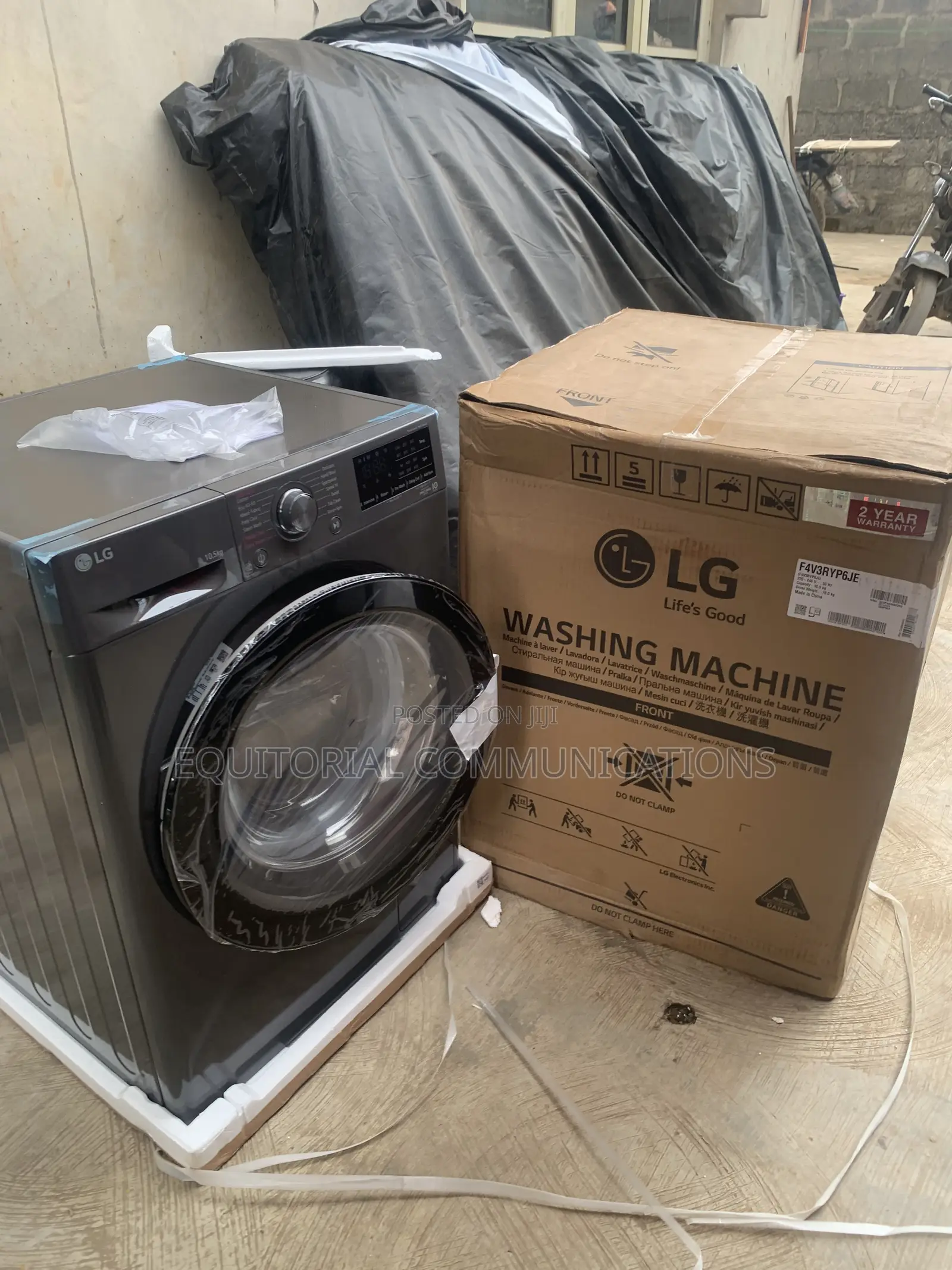 LG 10.5KG Front Load Washing Machine for Busy Homes