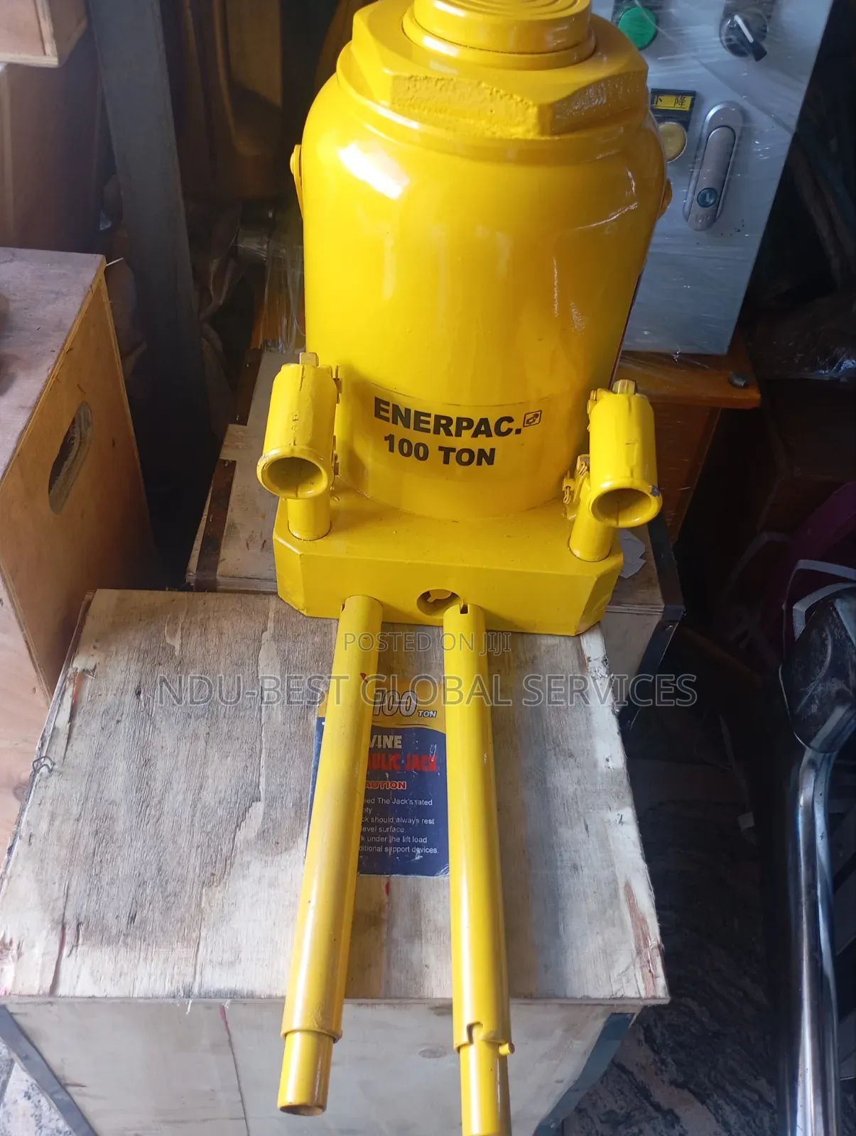 Enerpac 100 Ton Hydraulic Industrial Bottle Jack