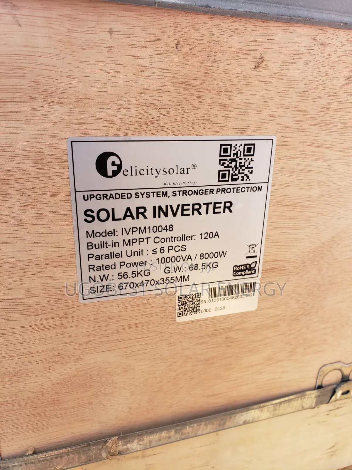 10kva 48v Felicity Inverter Hybrid