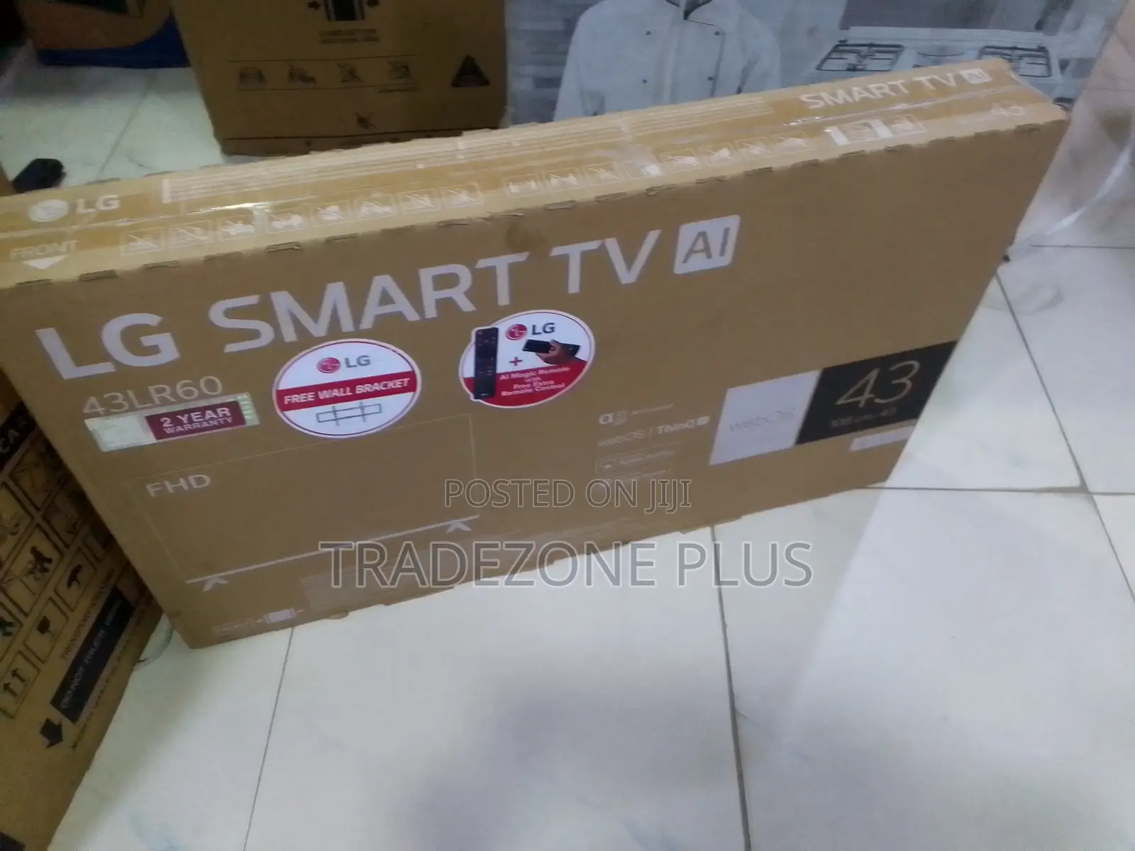 LG 43 Inch TV With Magic Remote, Spare Remote and Bracket