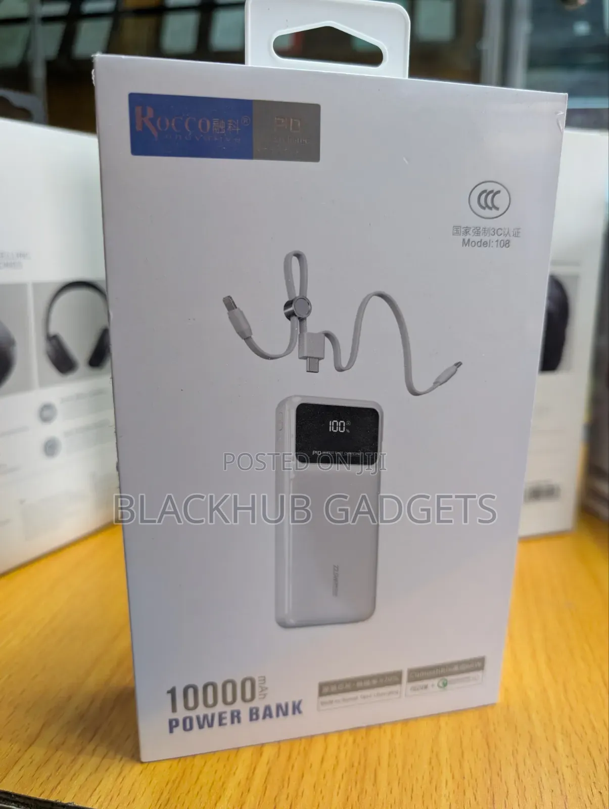 ROCCO Power Bank 10000mah 22.5W