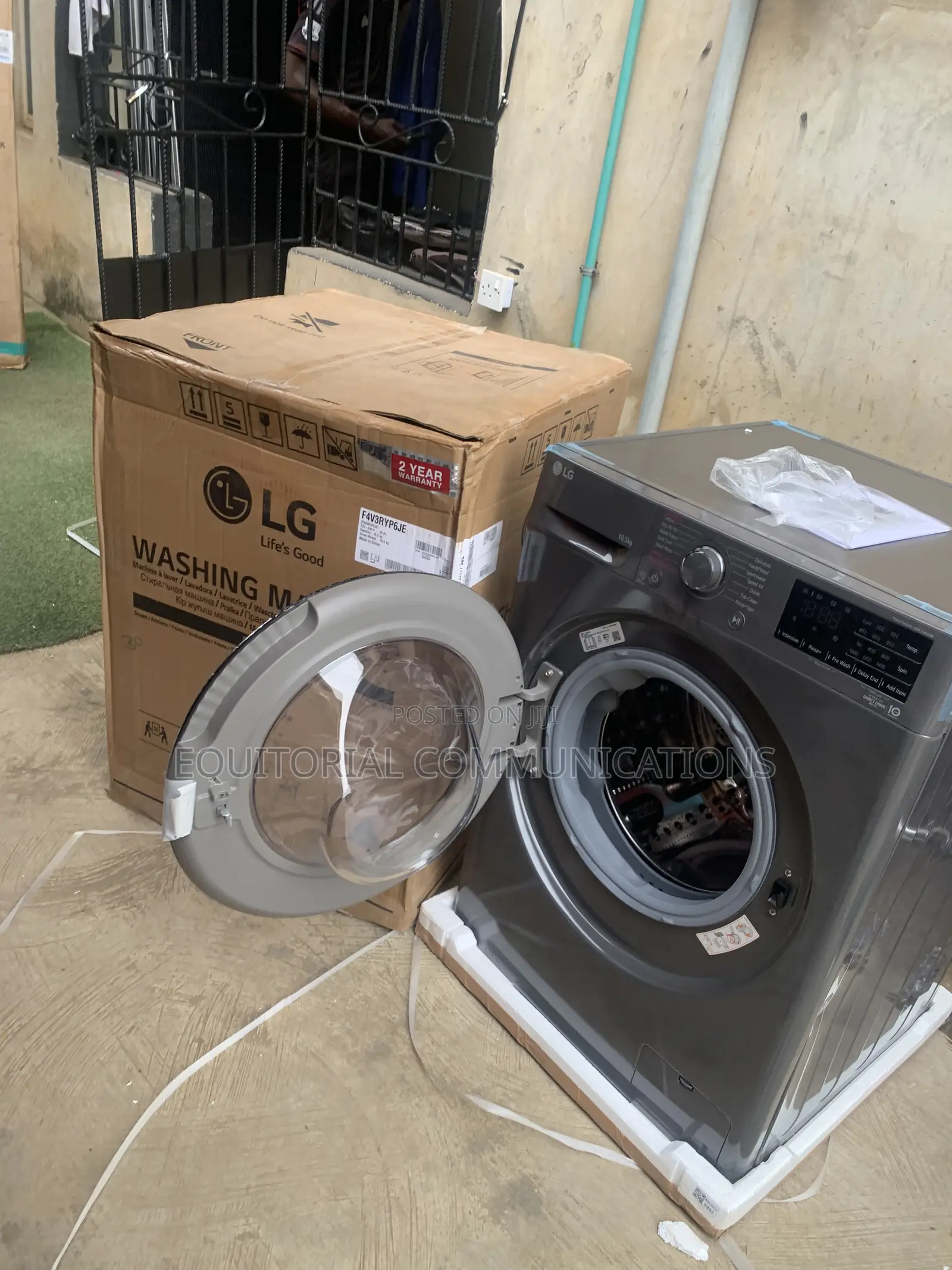 LG 10.5KG Front Load Washer for Clothing Care