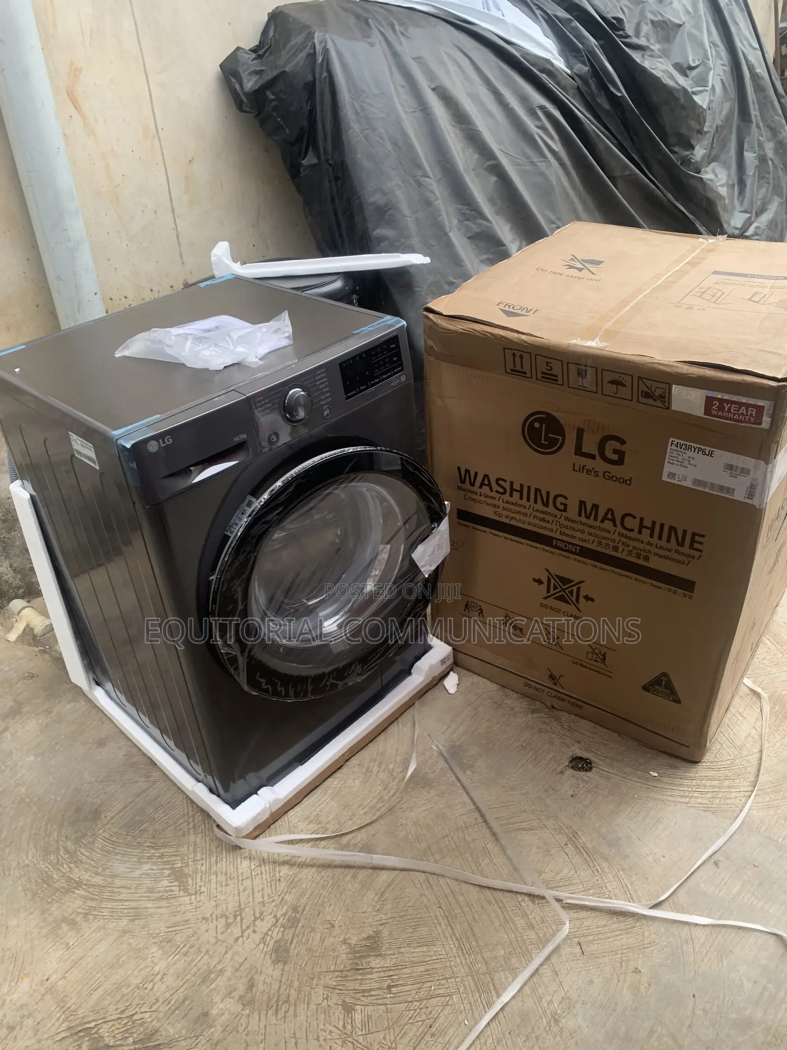 LG 10.5KG Front Load Washer for Clothing Care
