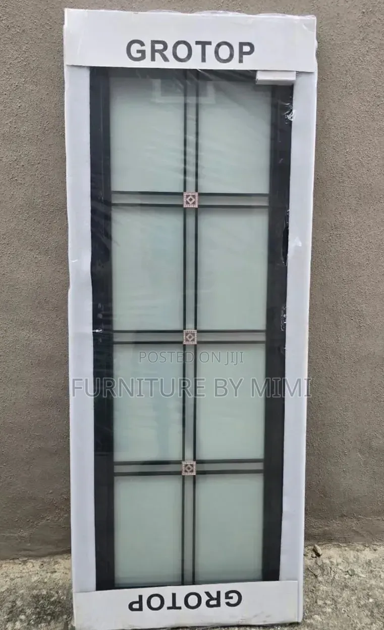 Premium Grotop Full Glass Aluminum Toilet and Bathroom Door