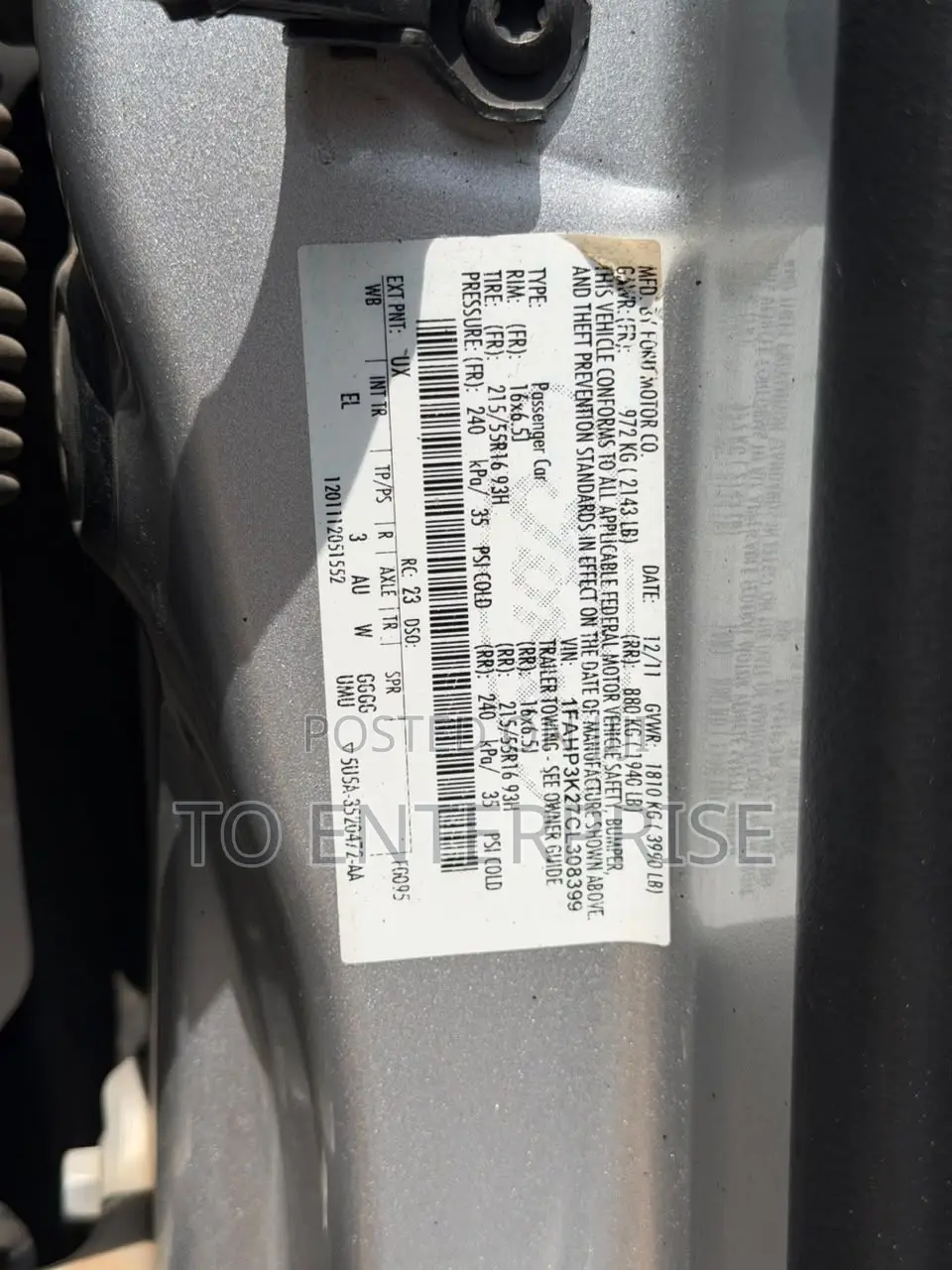 Ford Focus 2012 Silver