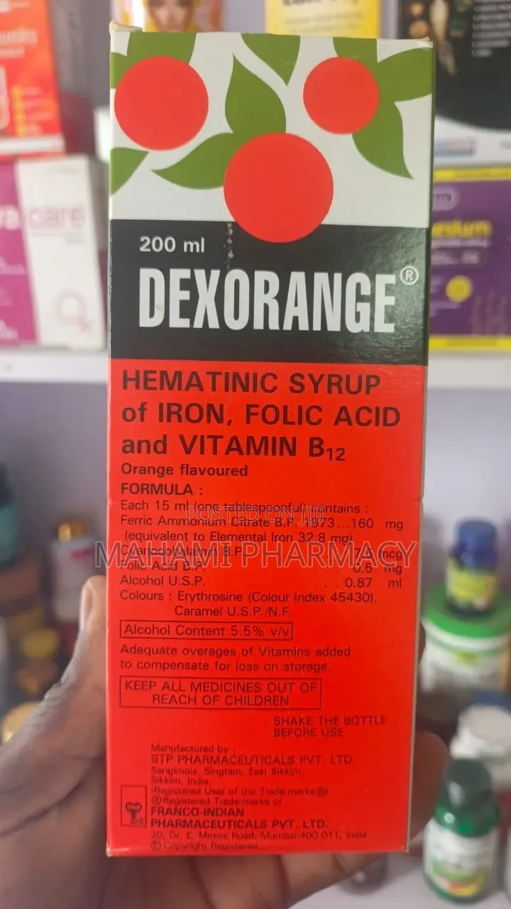 Dexorange Hematinic Syrup – 200ml