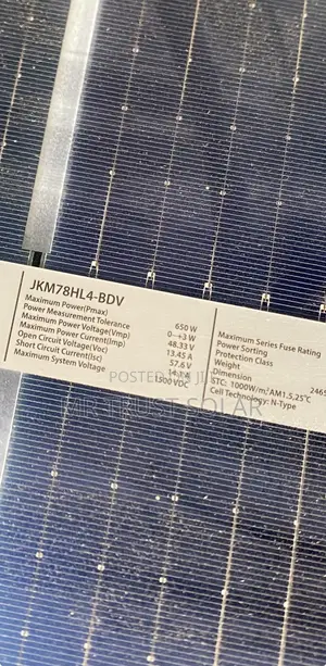650w Jinko Bificial Solar Panel