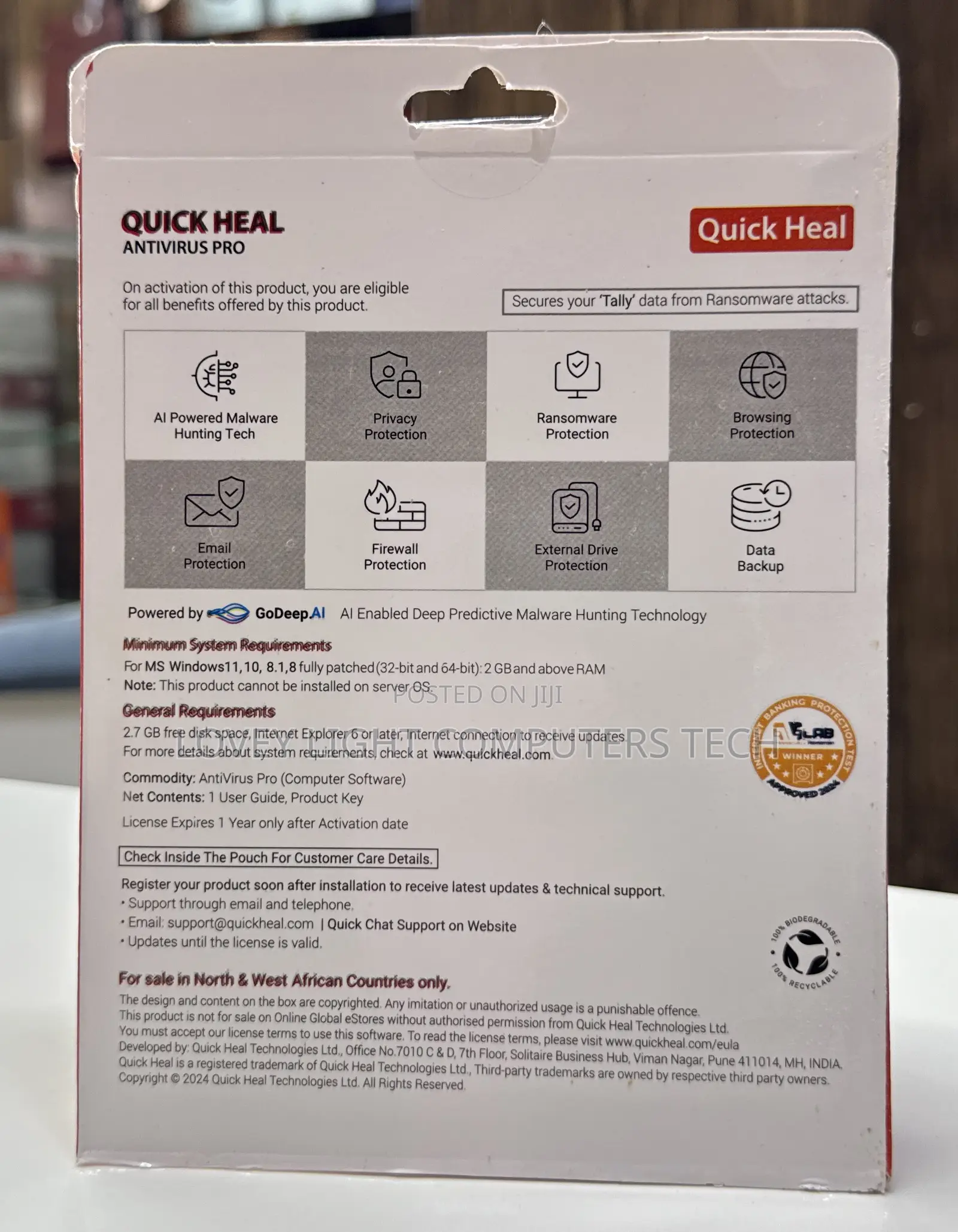 1Device Quick Heal Antivirus Pro