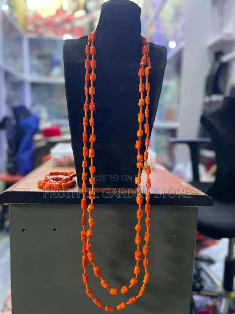 Original Orange Coral Beads