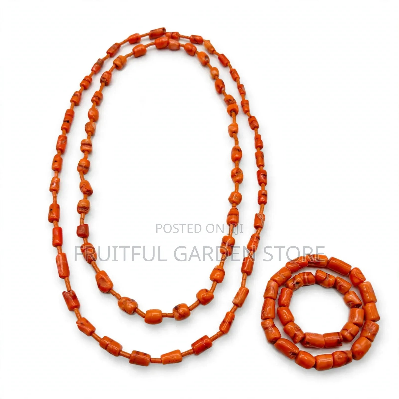Original Orange Coral Beads