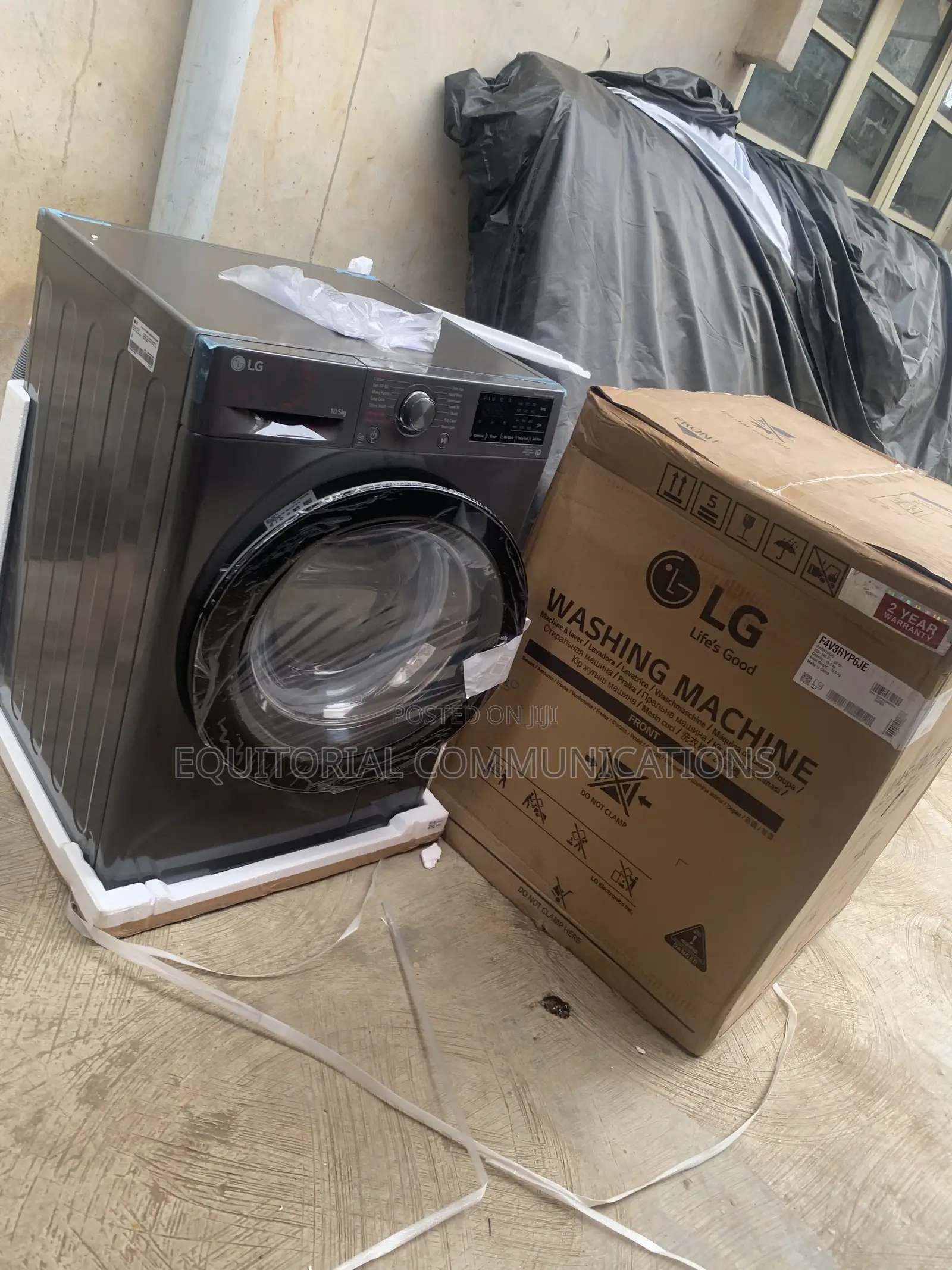 LG 10.5KG Front Load Washing Machine – Spacious, Stylish, Smart