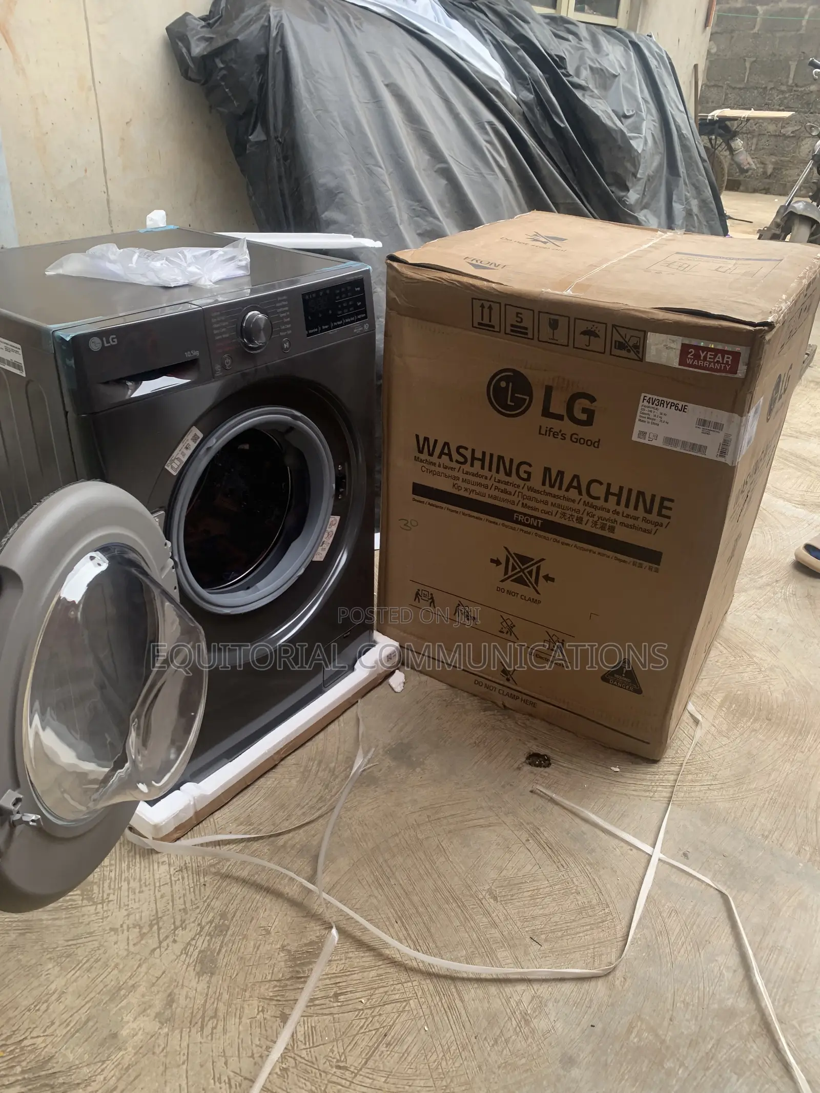LG 10.5KG Front Load Washing Machine – Spacious, Stylish, Smart