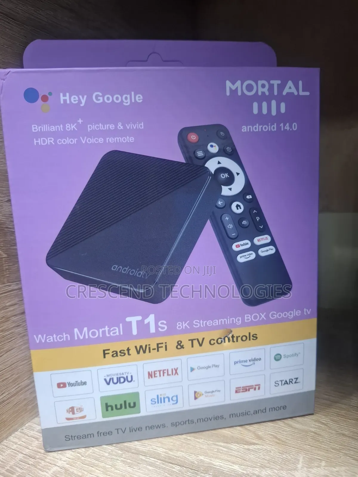 Google TV Mortal T1S Android 14 (TV Box)