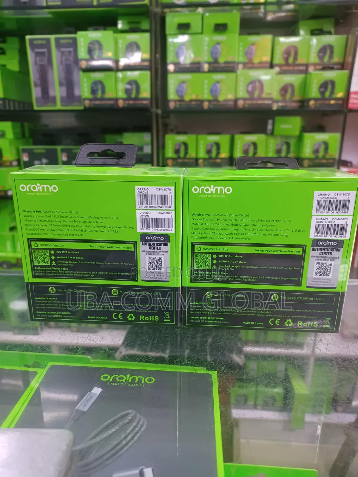 Smart Watch. Oraimo Watch 6 Pro | OSW 807S