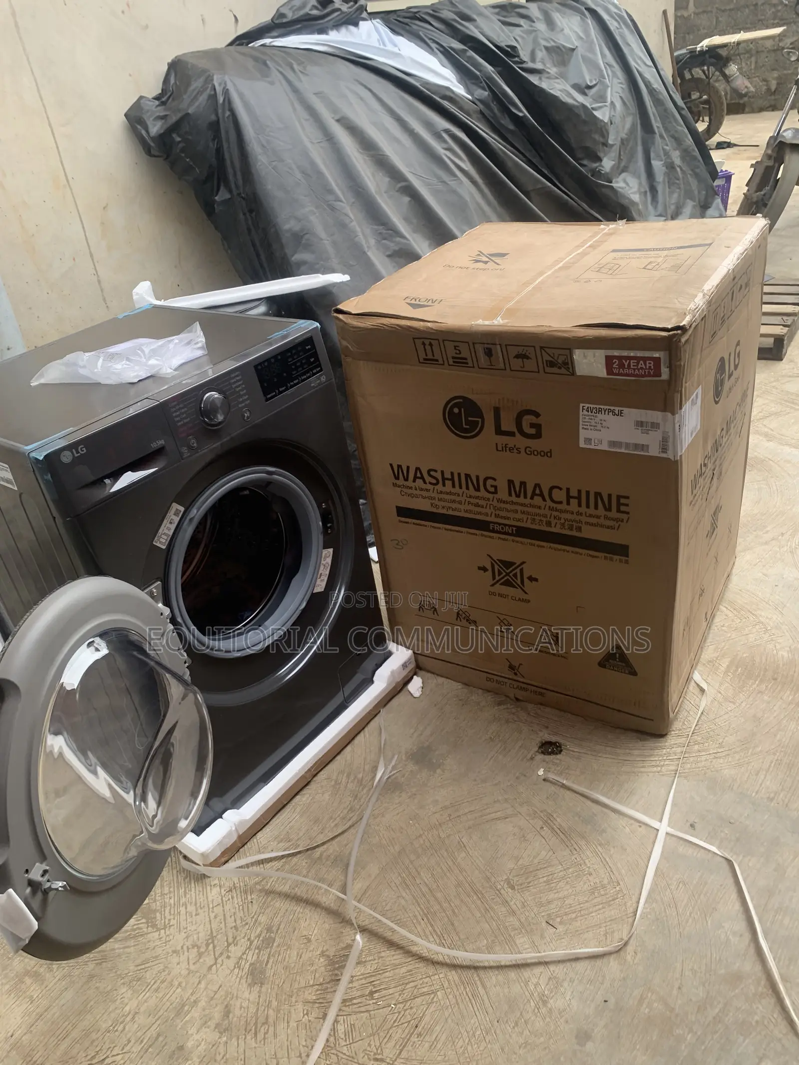 LG 10.5KG Front Load Washer – Elevate Your Home Appliance Collection