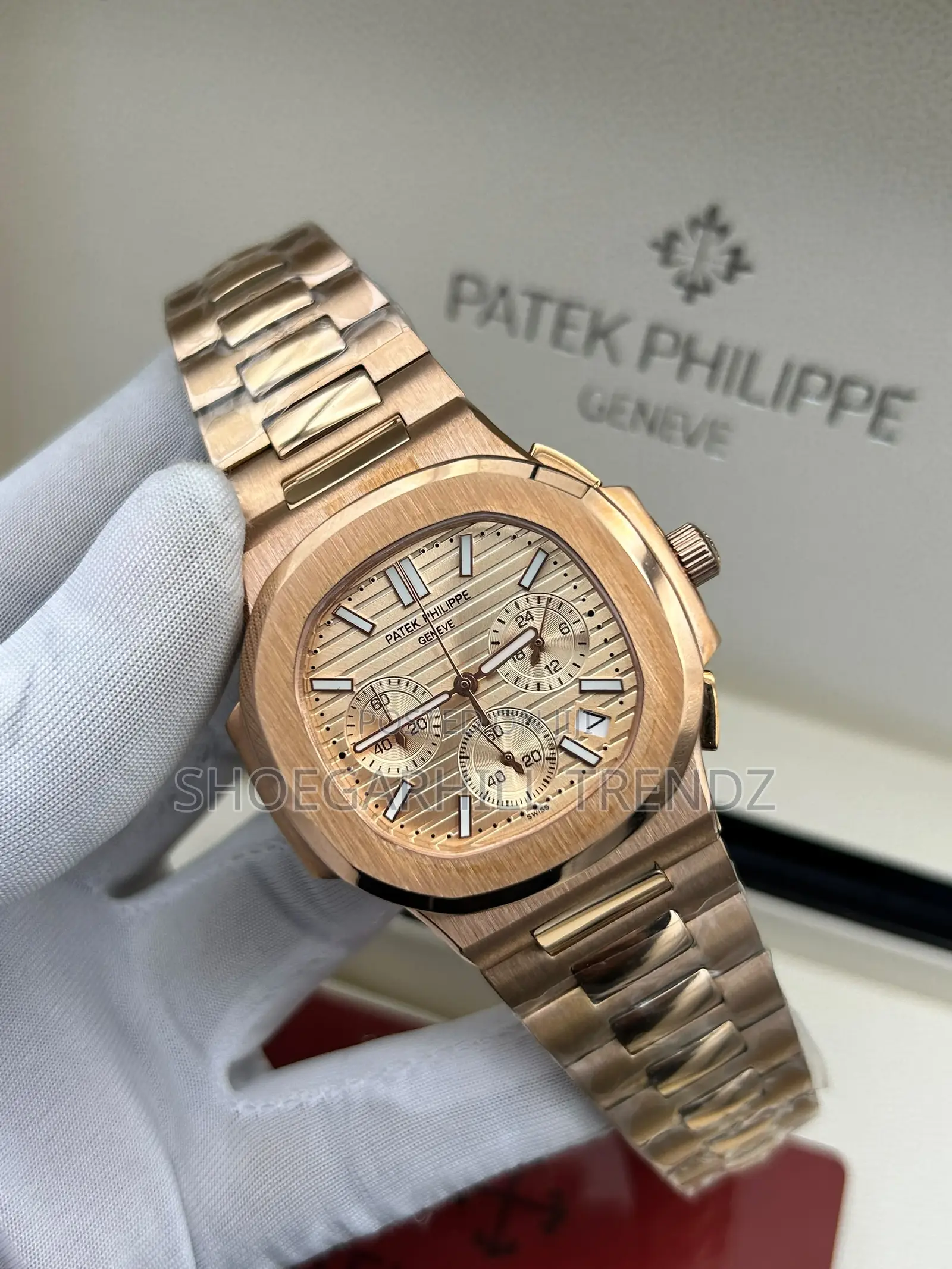 Patek Philippe Watch Sillicon and Chain Strap