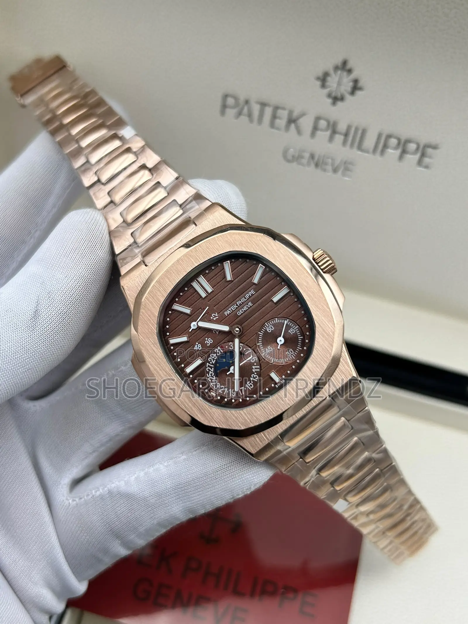 Patek Philippe Watch Sillicon and Chain Strap