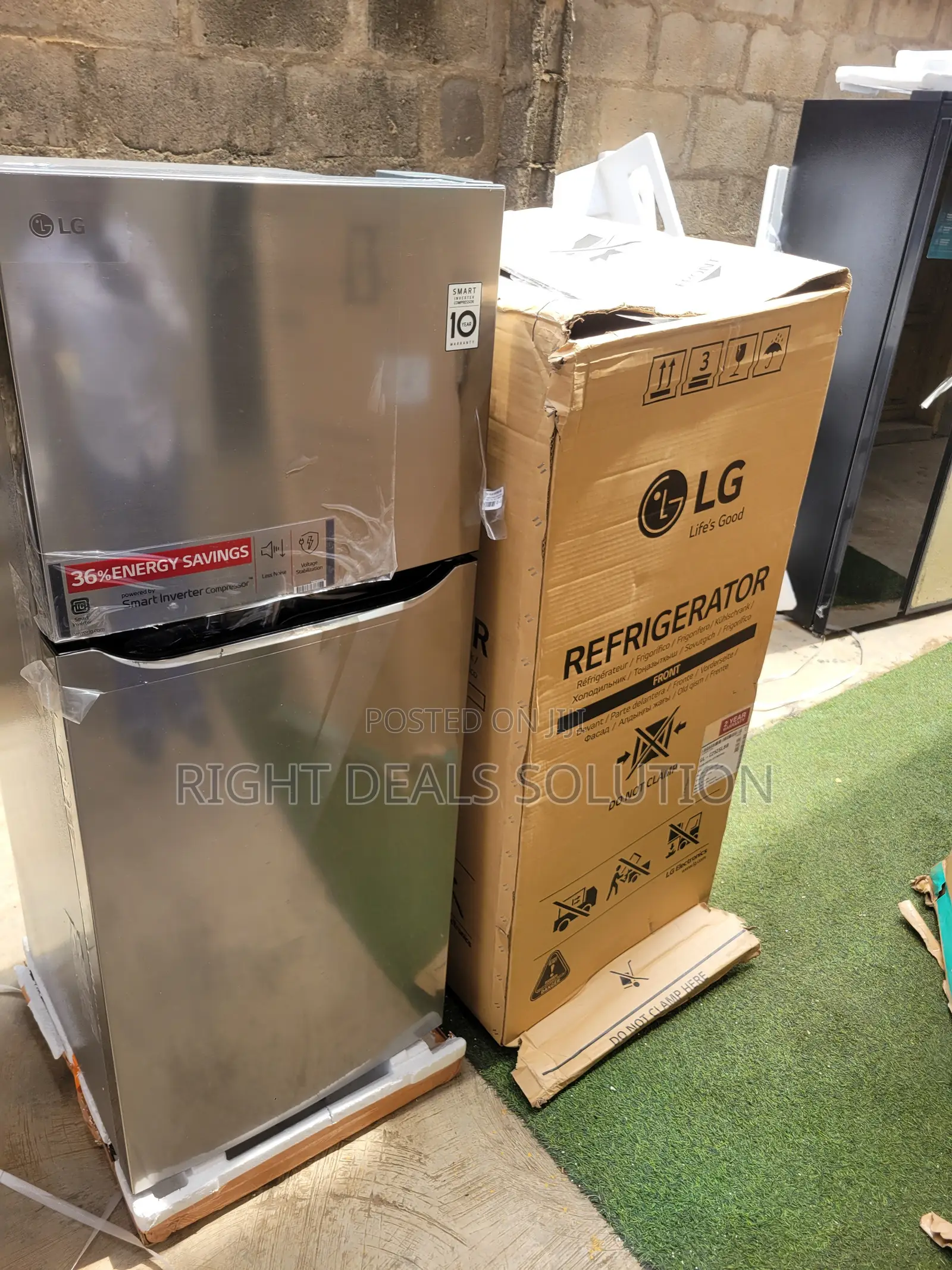 LG 234L Freestanding Double Door Fridge