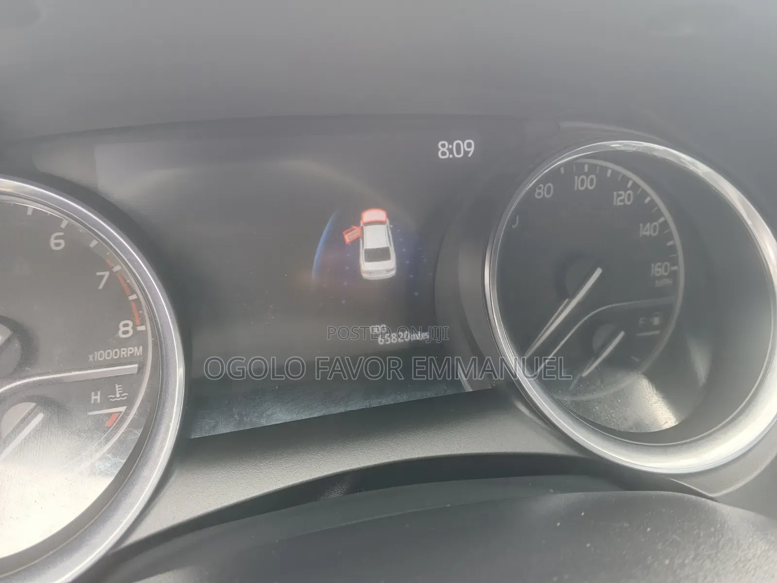 Toyota Camry XLE (2.5L 4cyl 8A) 2019 Black