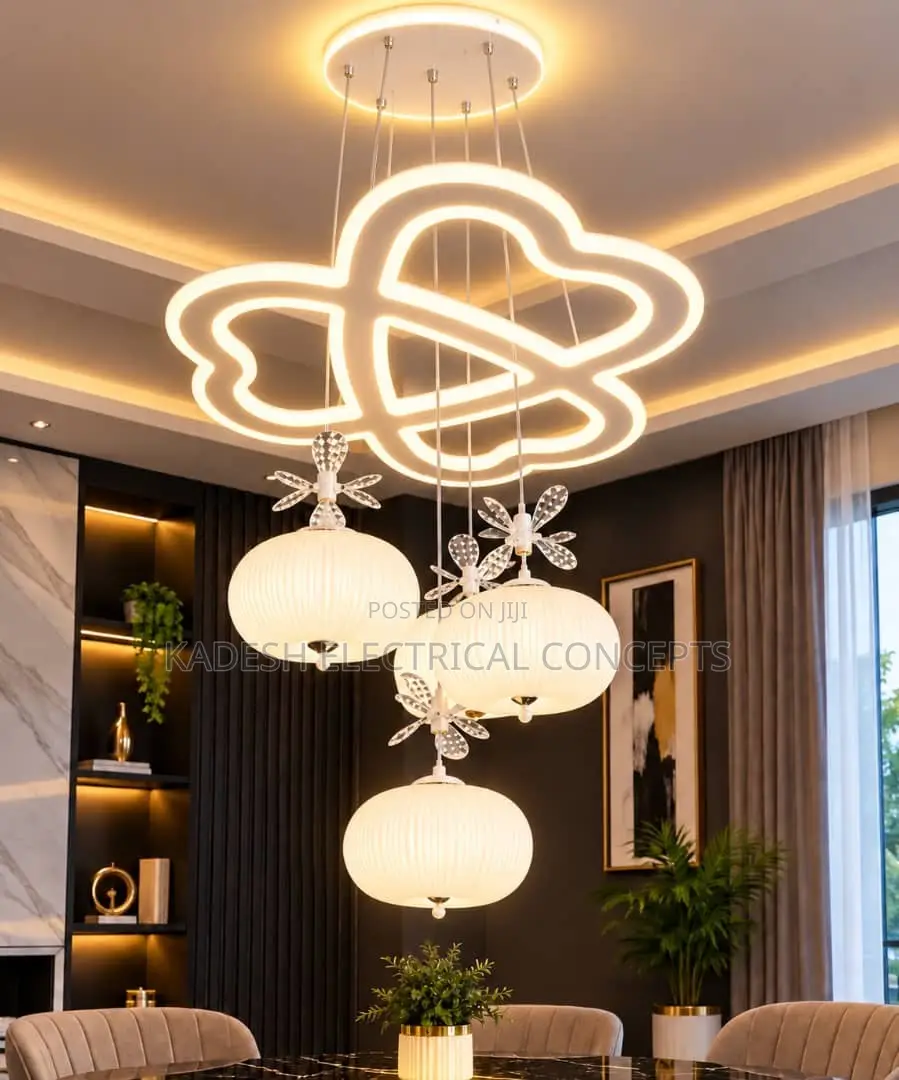 Led Crystal Chandelier Dining Room Chandelier With Light Luxury Aisle