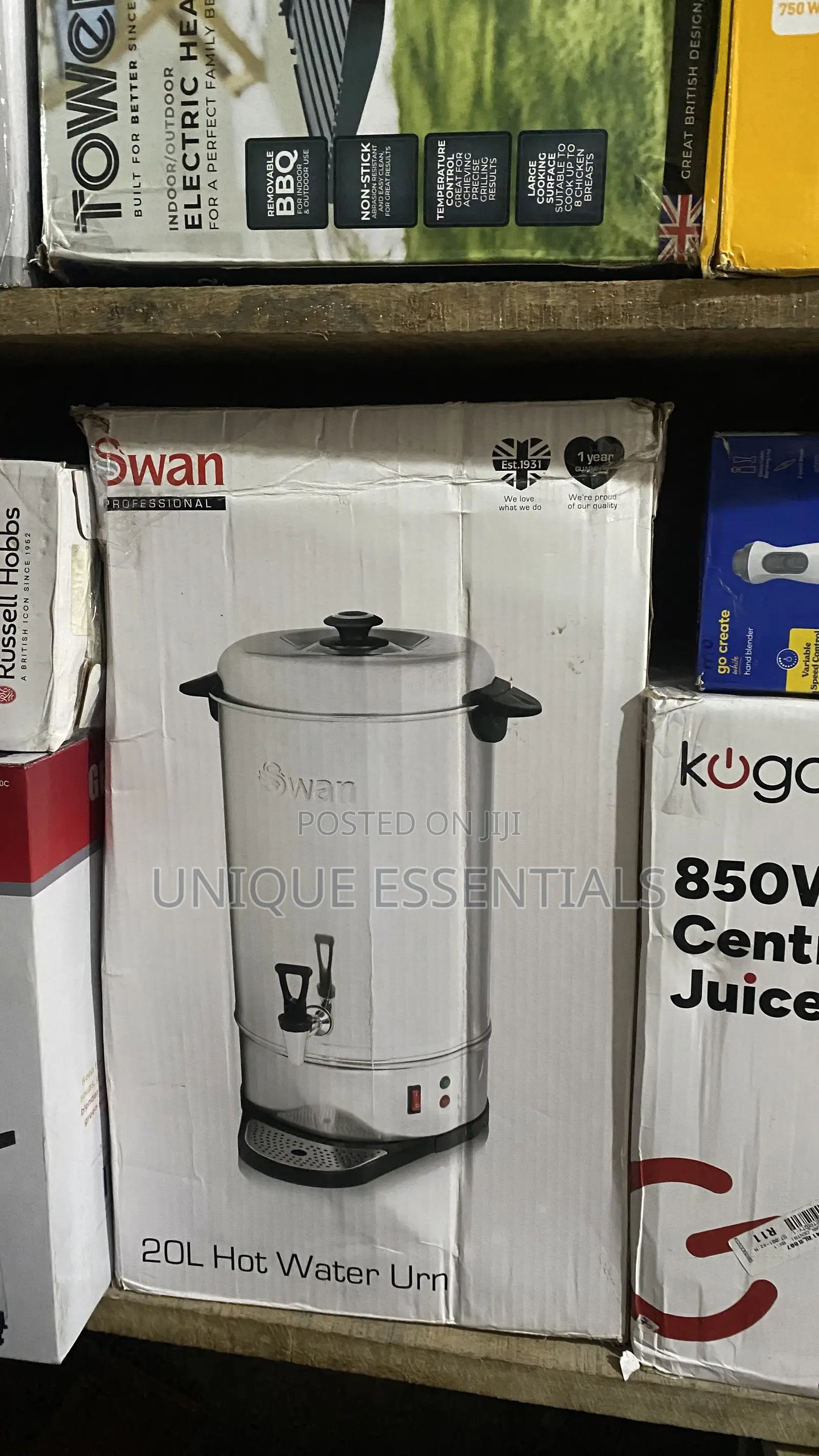Swan Professional Stainless Steel Electric Water/Tea Urn 20L