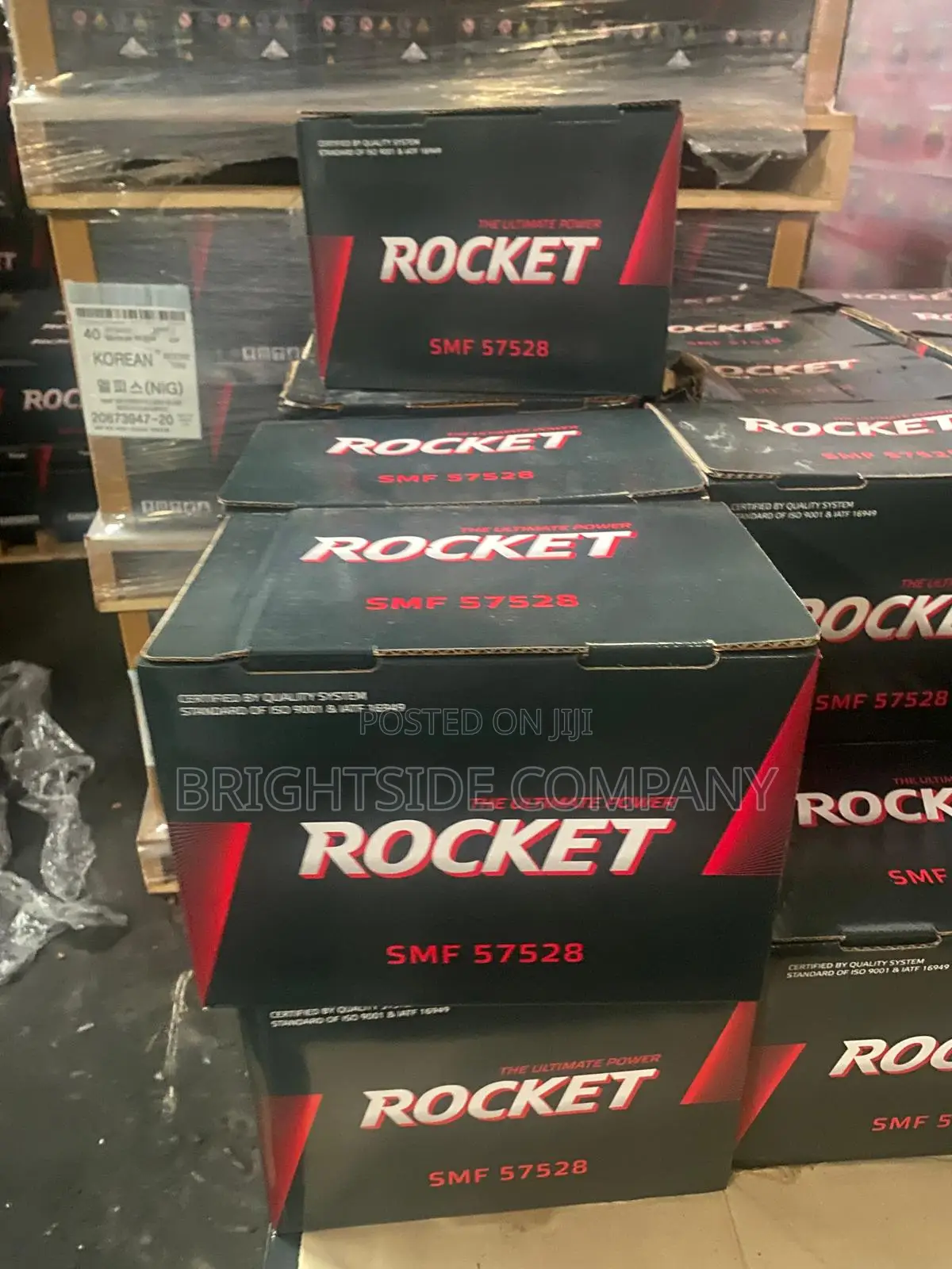 Rocket 75ah High Capacity Power Car Battery