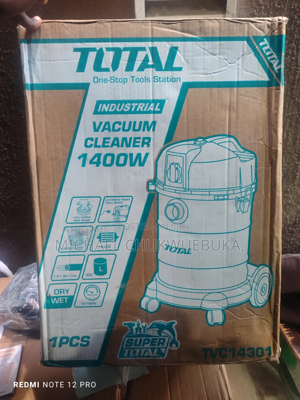 1300w Total Vacuum Cleaner