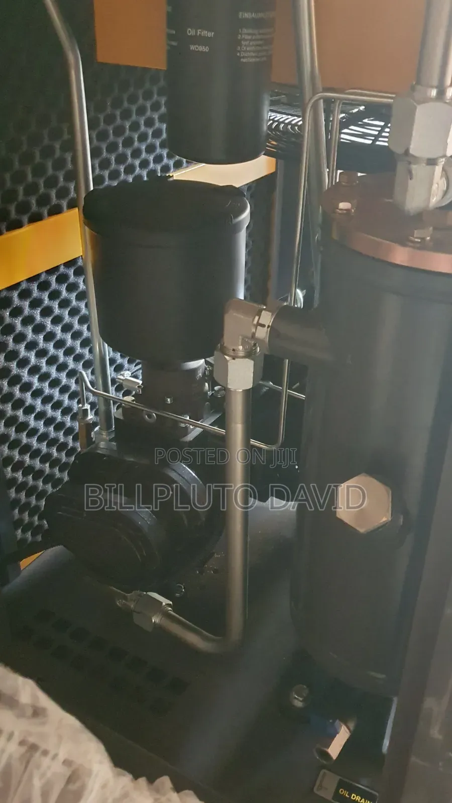 Atlas Copco V900 High-Pressure Mobile Diesel Air Compressor.