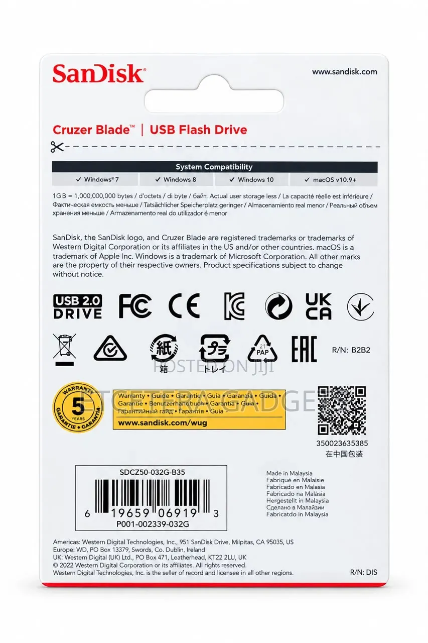 Sandisk Cruzer Blade 32GB