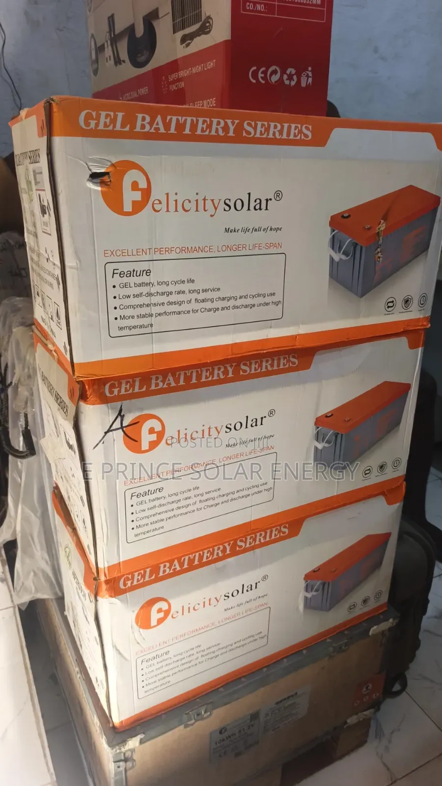 12v 200ah Felicity Dry Cell Battery