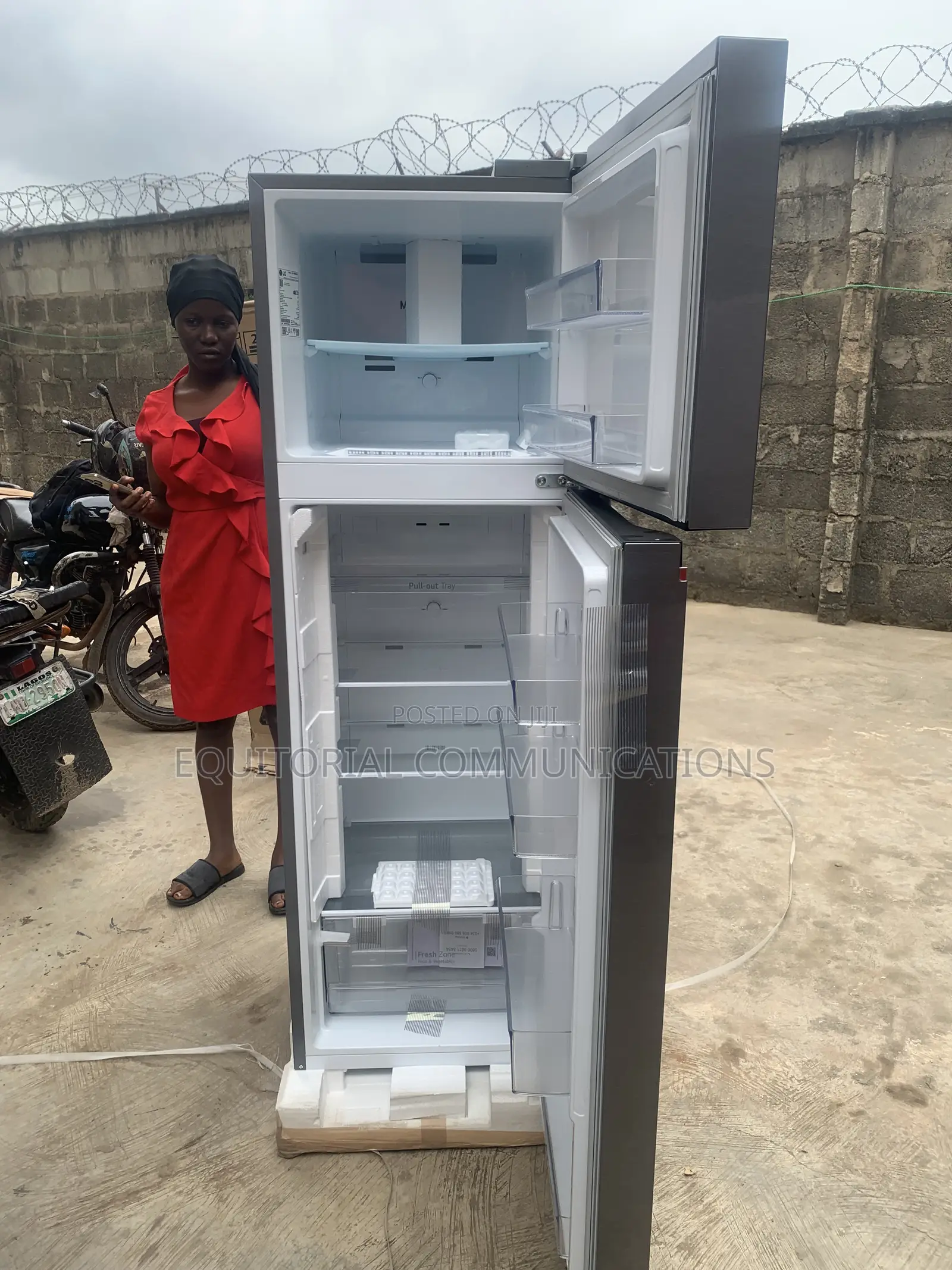 LG 287l Refrigerator Gl-B262pqkb