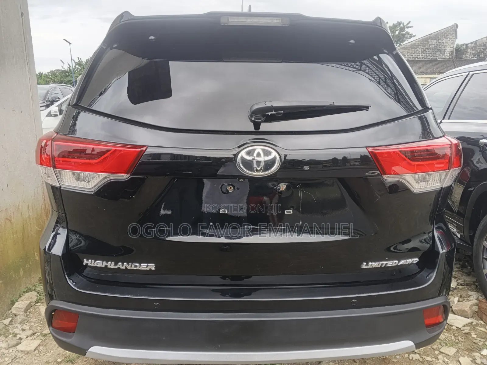 Toyota Highlander Limited V6 4x2 (3.5L 6cyl 6A) 2016 Black