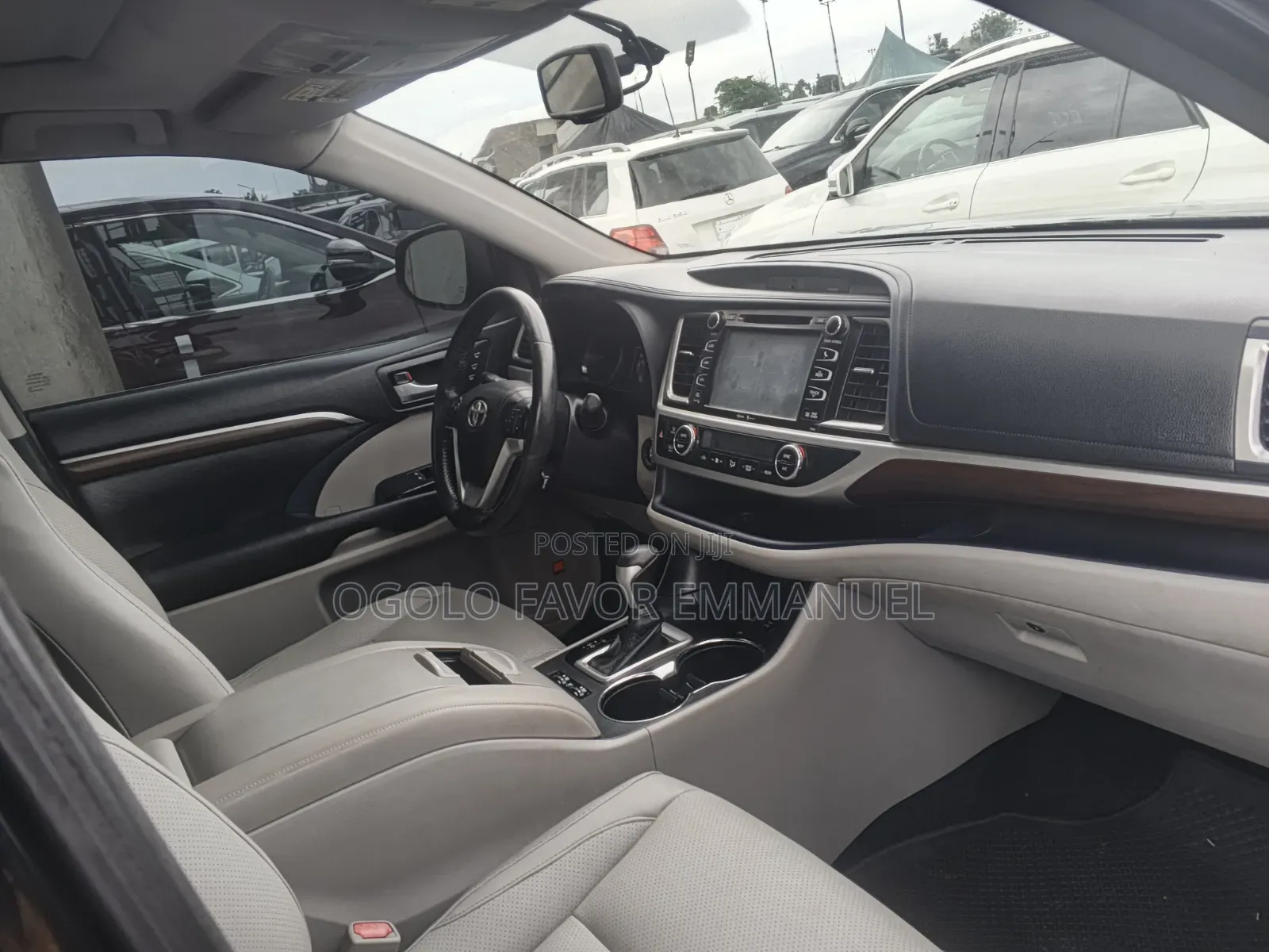 Toyota Highlander Limited V6 4x2 (3.5L 6cyl 6A) 2016 Black