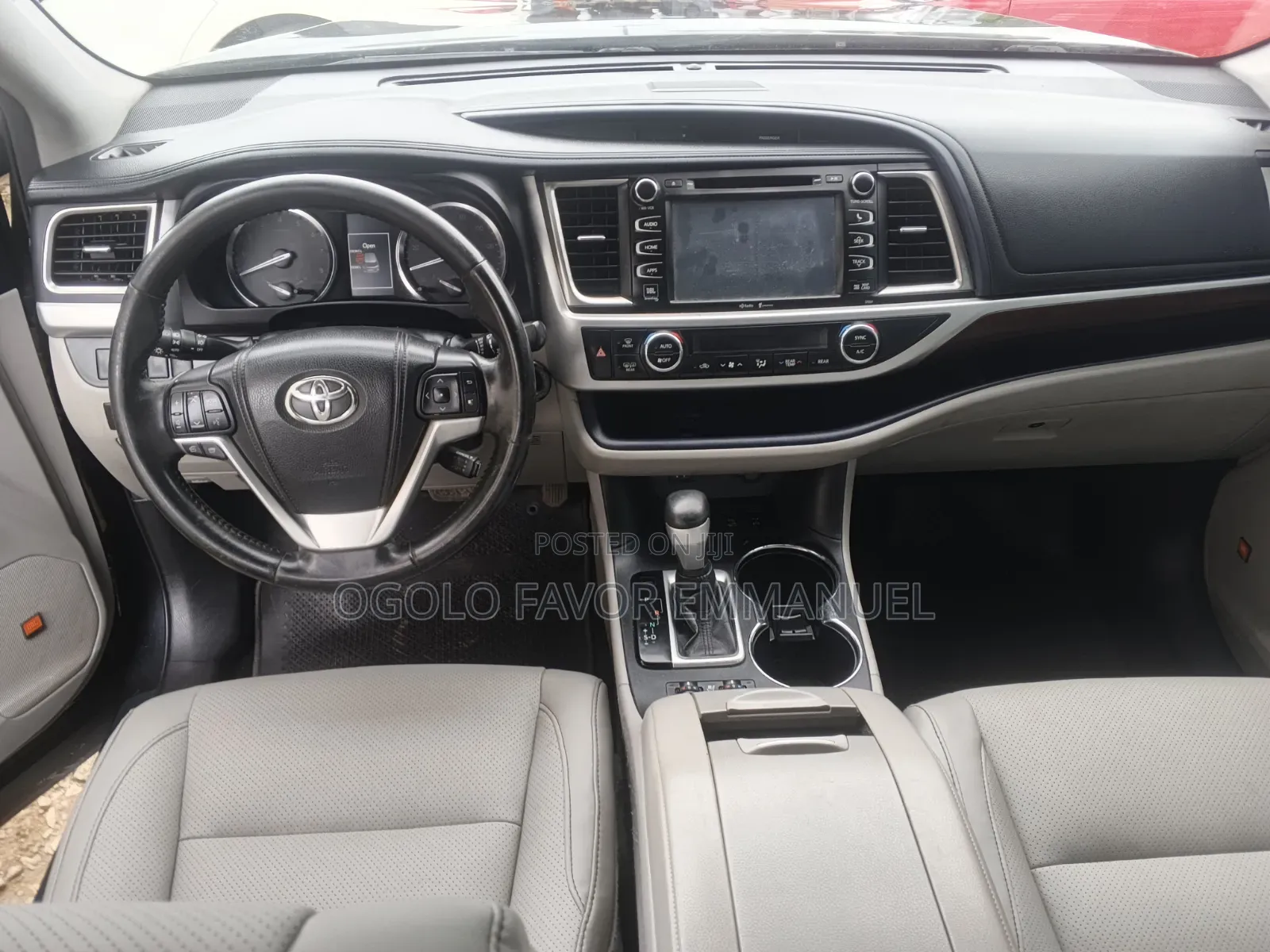 Toyota Highlander Limited V6 4x2 (3.5L 6cyl 6A) 2016 Black