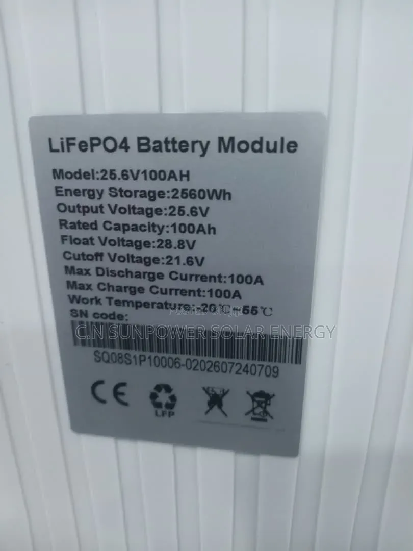 2.5kwh/24v SMS Lithium-Iron Phosphate Energy Storage Battery System