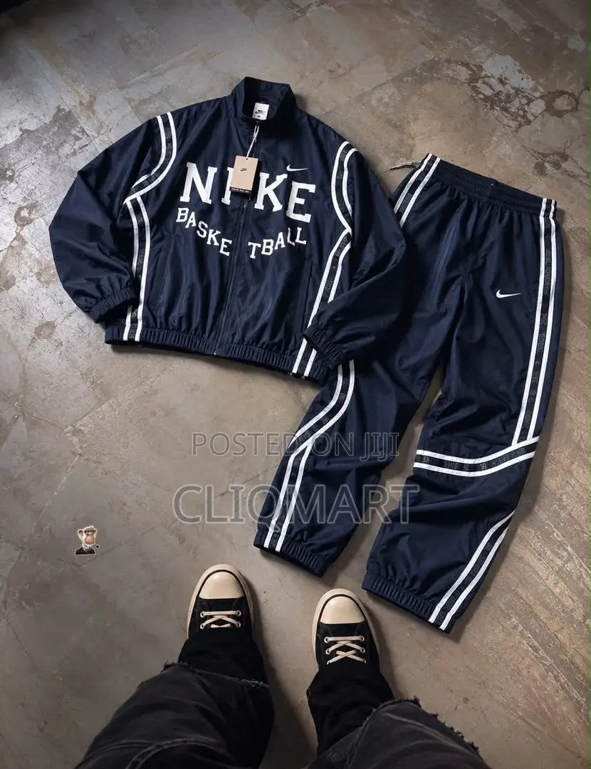 Nike Basketball Vintage Tracksuit Co-Ord Set | Navy & Black