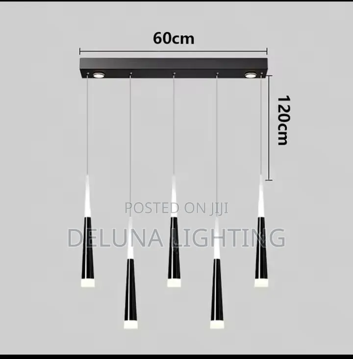 Modern Elegant Drop Chandelier – Stylish LED Dining Light