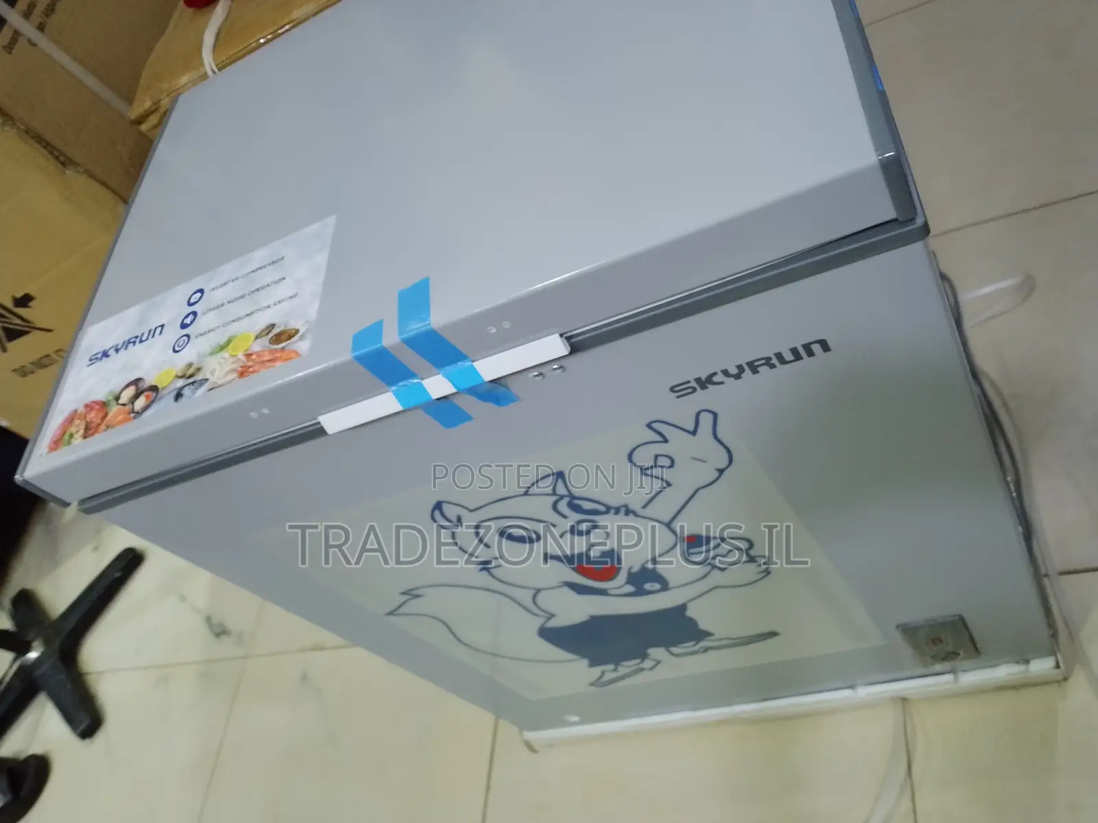 SKYRUN 145L Chest Freezer for Frozen Food Storage