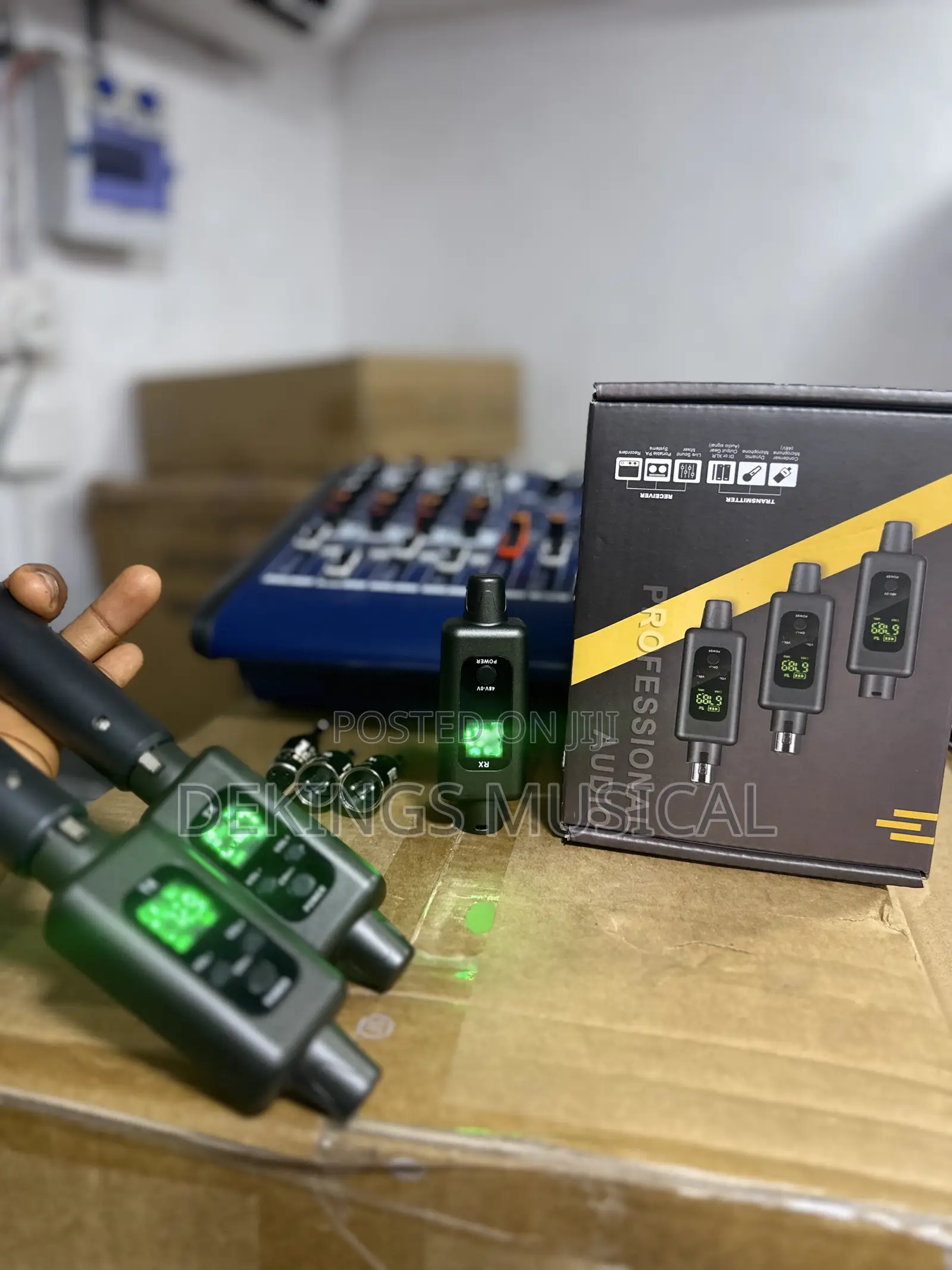 Original Wireless XLR Microphone Transmitter and Receiver System