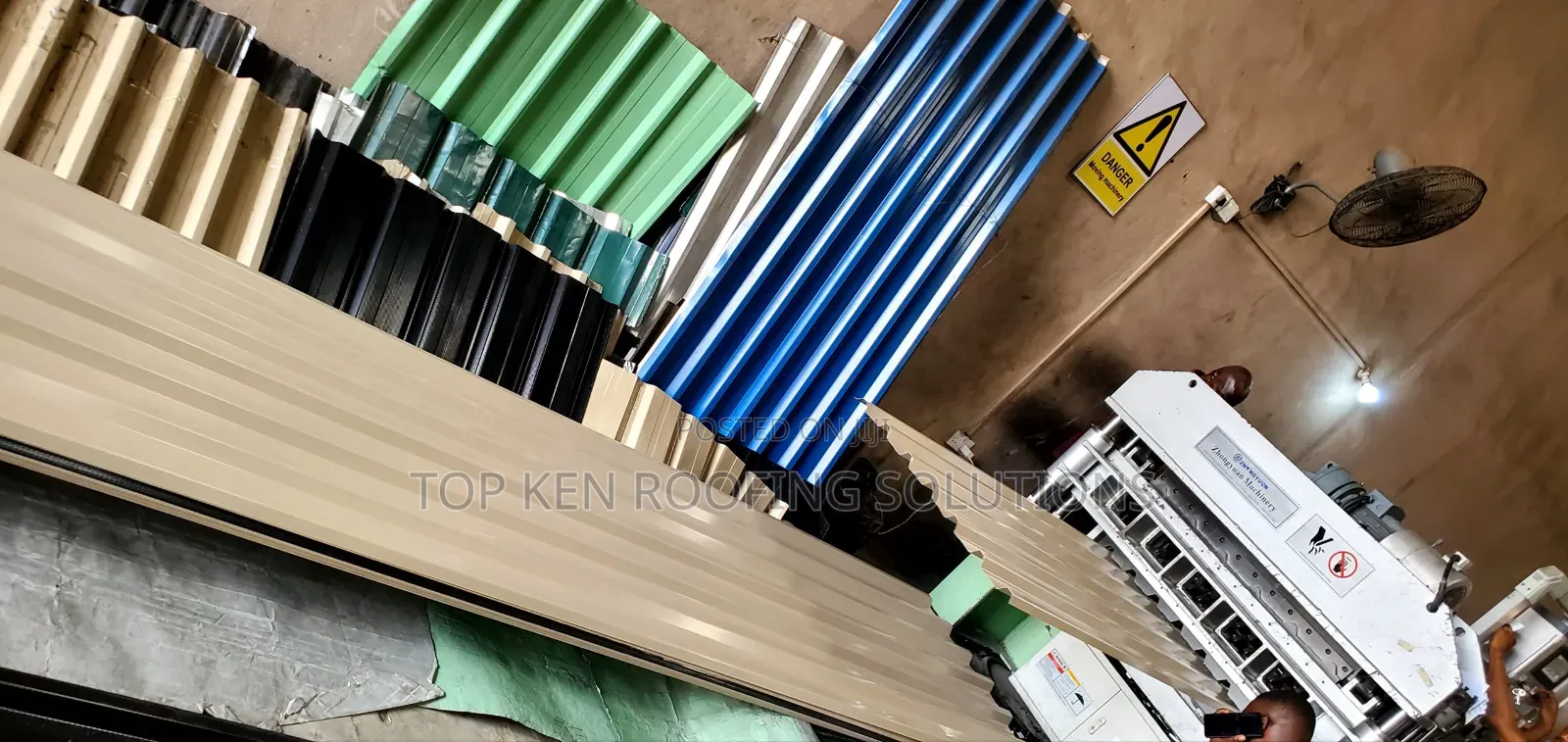 0.55(A)mm Grey Beige Longspan Aluminium Roofing Sheets