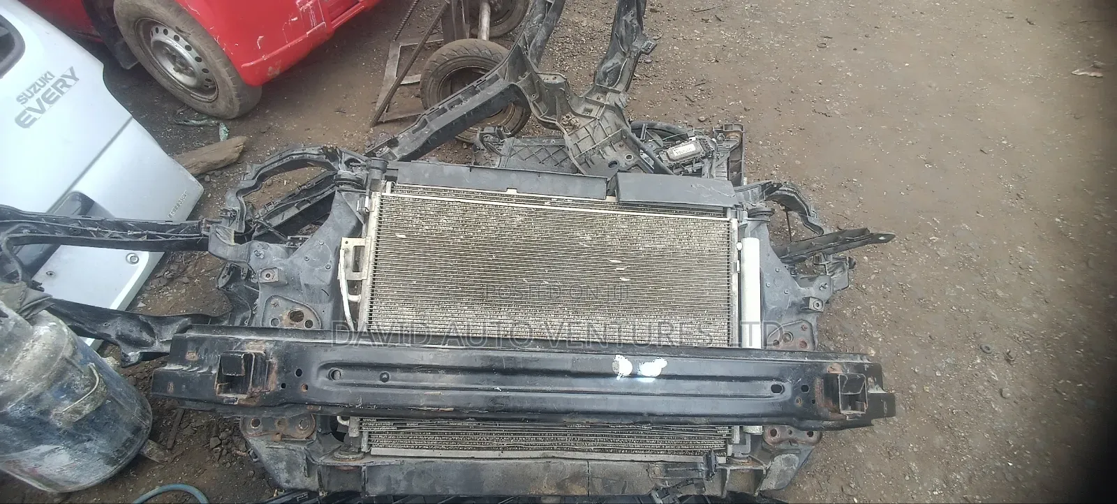 Kia Sorento 2014 Model Complete Radiator Fan and AC Condenser