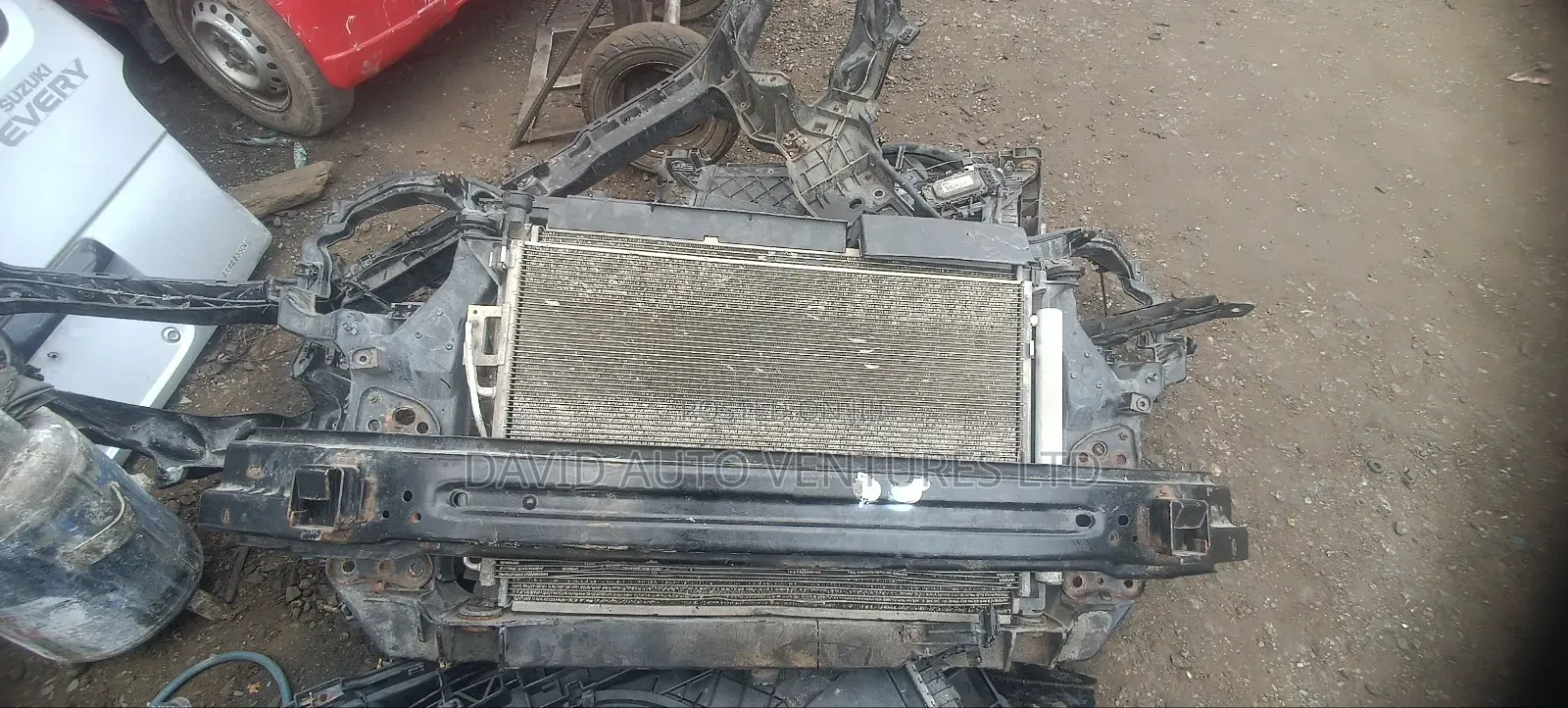 Kia Sorento 2014 Model Complete Radiator Fan and AC Condenser