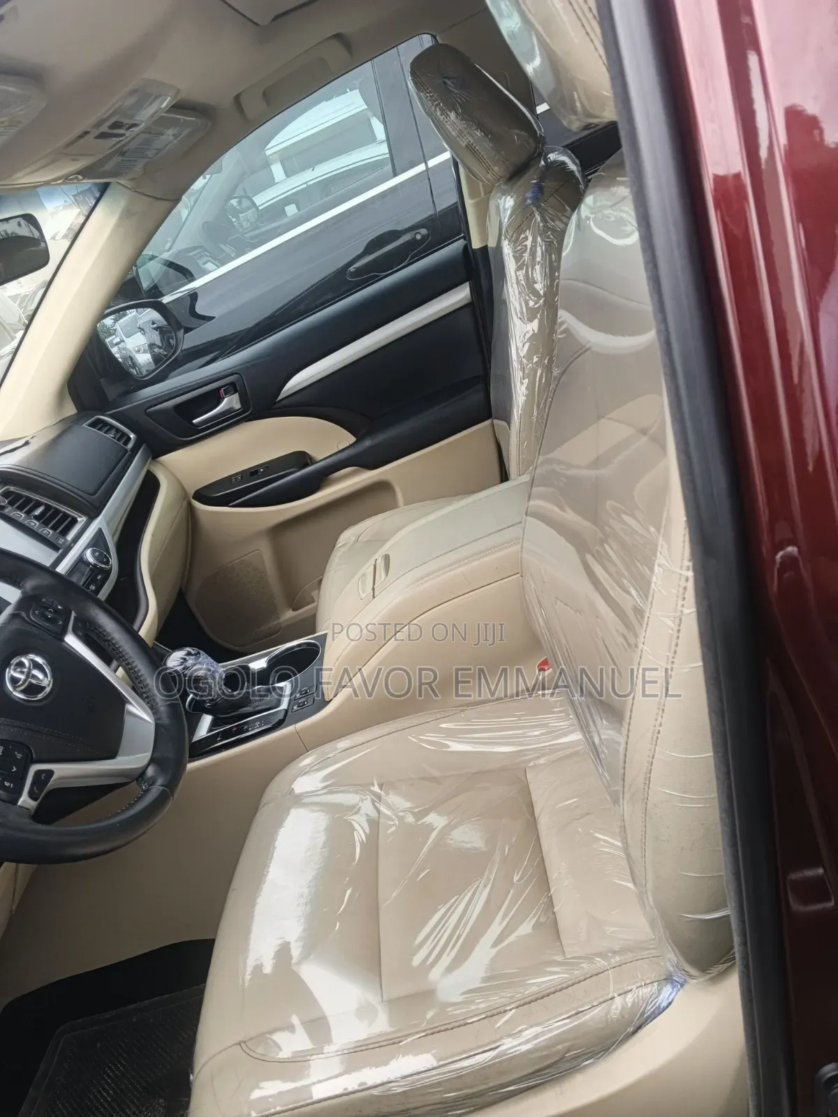 Toyota Highlander XLE 4x2 V6 (3.5L 6cyl 8A) 2018 Red