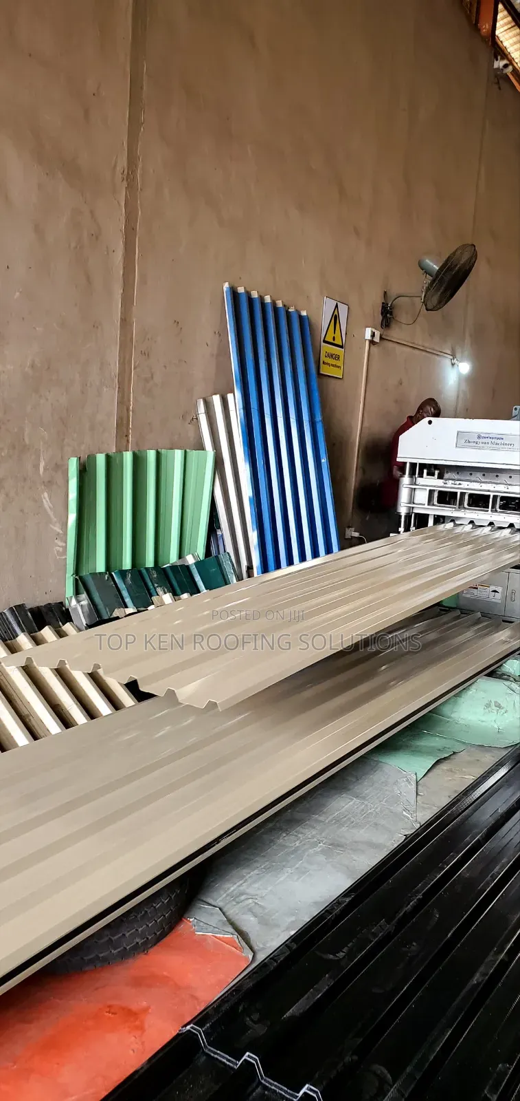 0.55(B)mm Grey Beige Longspan Aluminium Roofing Sheets for Sale