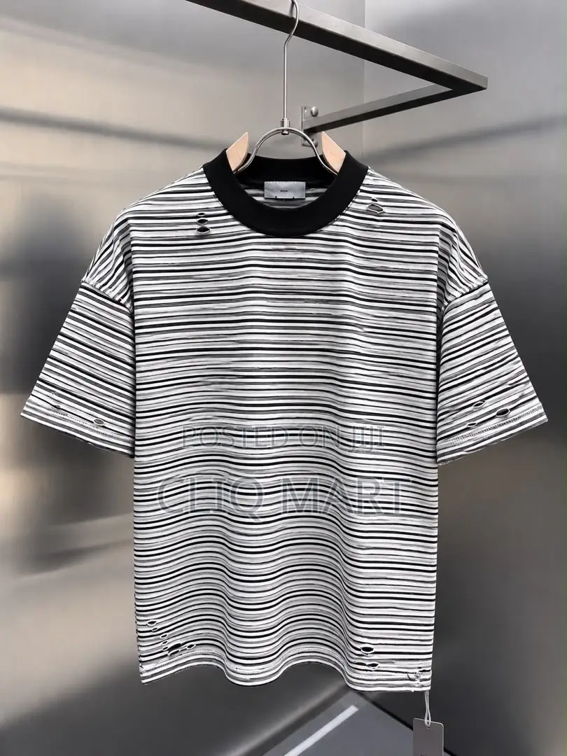 Designer Graphic & Distressed Striped Luxury T-Shirts