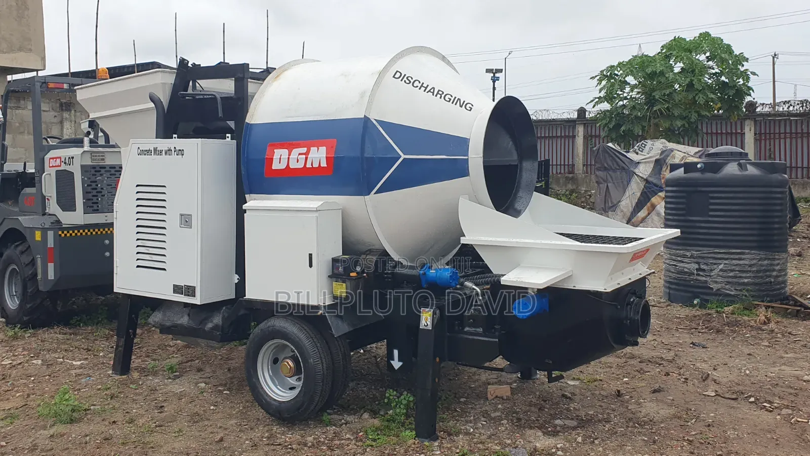 HBTS50-30-78R Concrete Mixer With Pump: